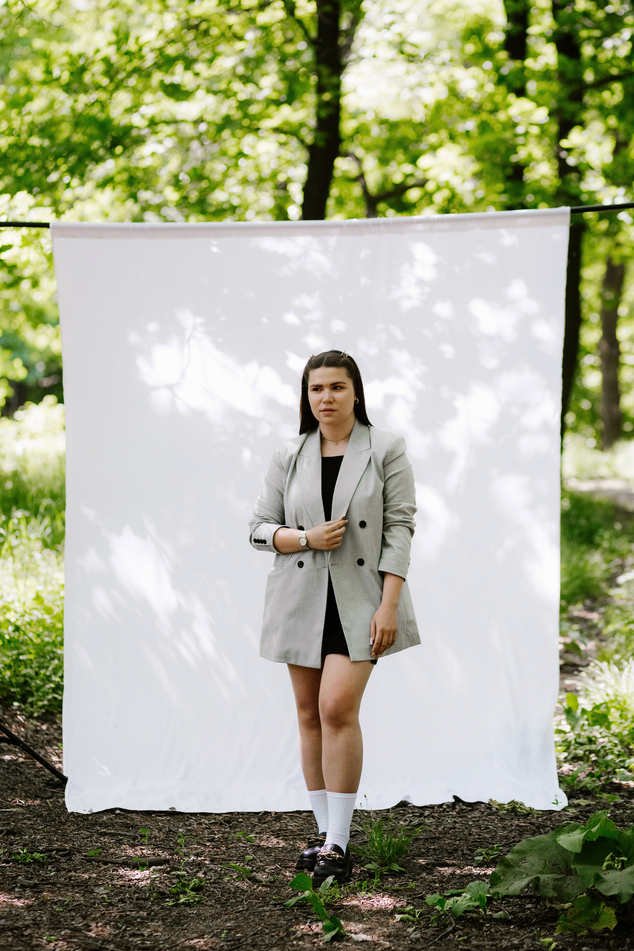 Ощущение леса в городе! Портреты на Белом Фоне в Дубках Таганрога. Свадебный и семейный фотограф в Таганроге Бакарюк Антон