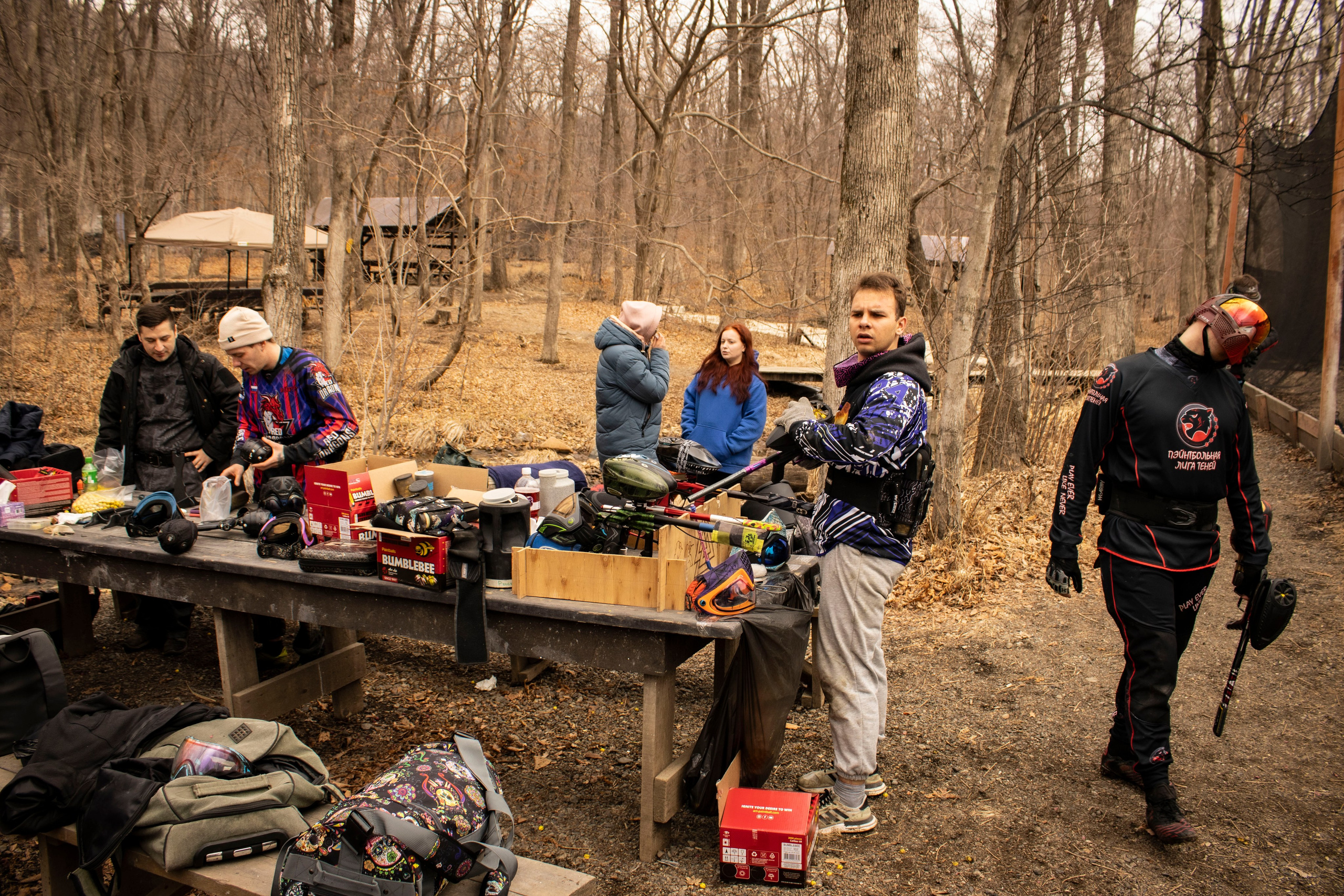 Турнир на кубок Федерации пейнтбола 6 апреля 2024 г. Фотограф г. Владивосток