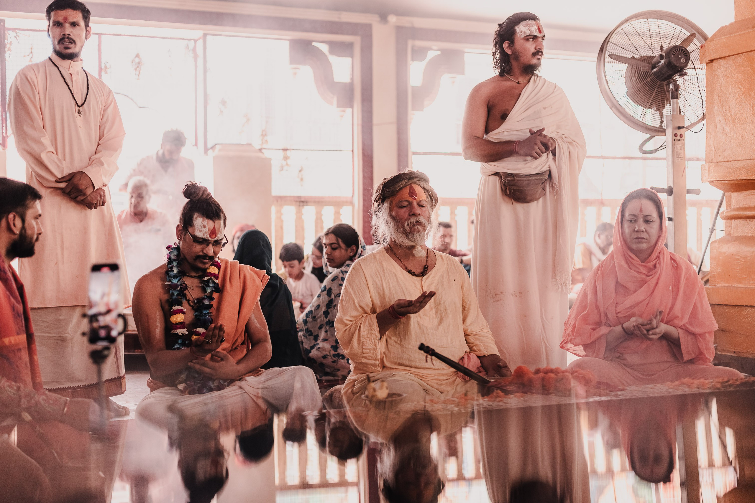 Navaratri yajna at Devraha Baba Ji ashram. Мариам Багдасарян