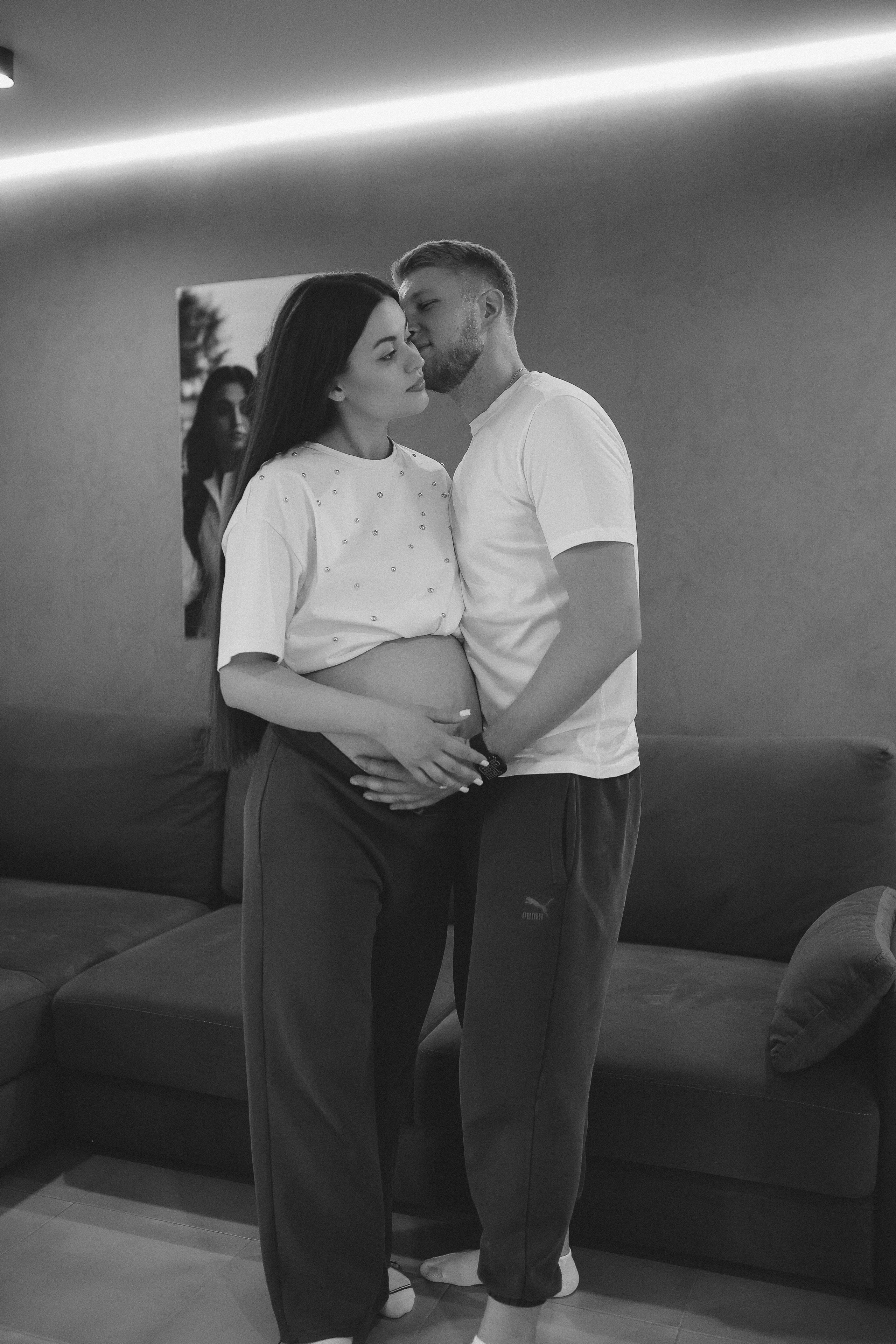 Семья Насти, Илья и животика. Фотограф Самара Лена Мандарин