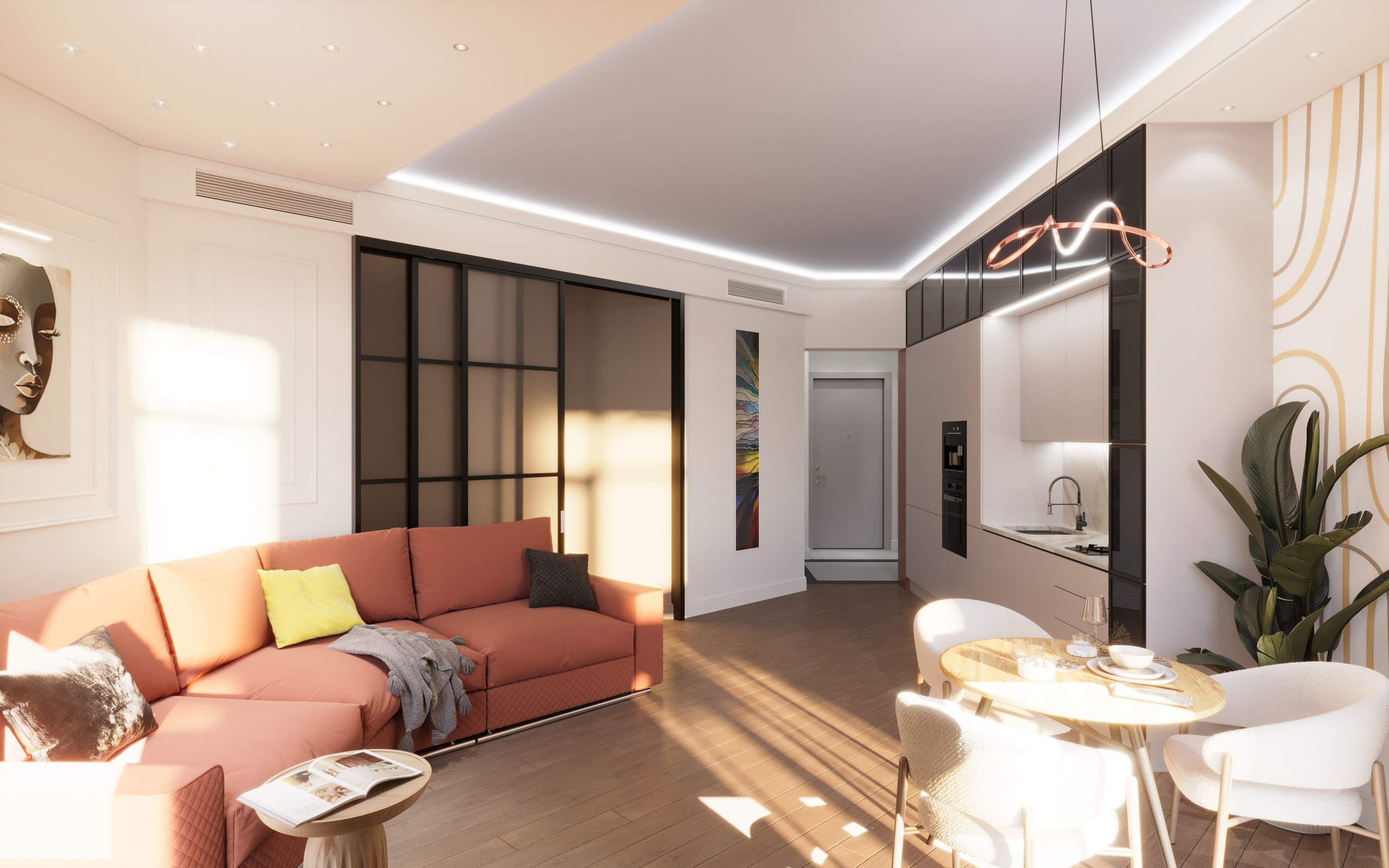 Интерьер квартиры. Визуализация и анимация в Москве — Андрей Епифанов