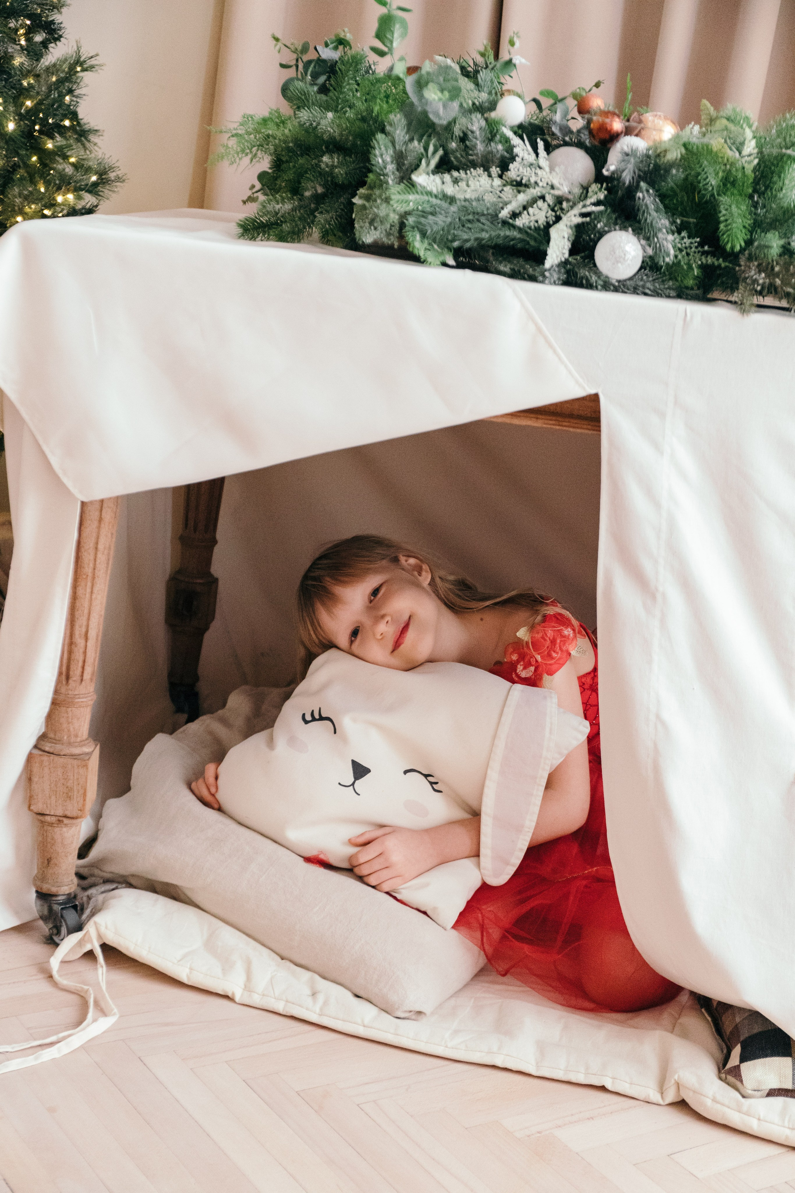 Семья в красном. Фотограф Елена Балакина (Челябинск)