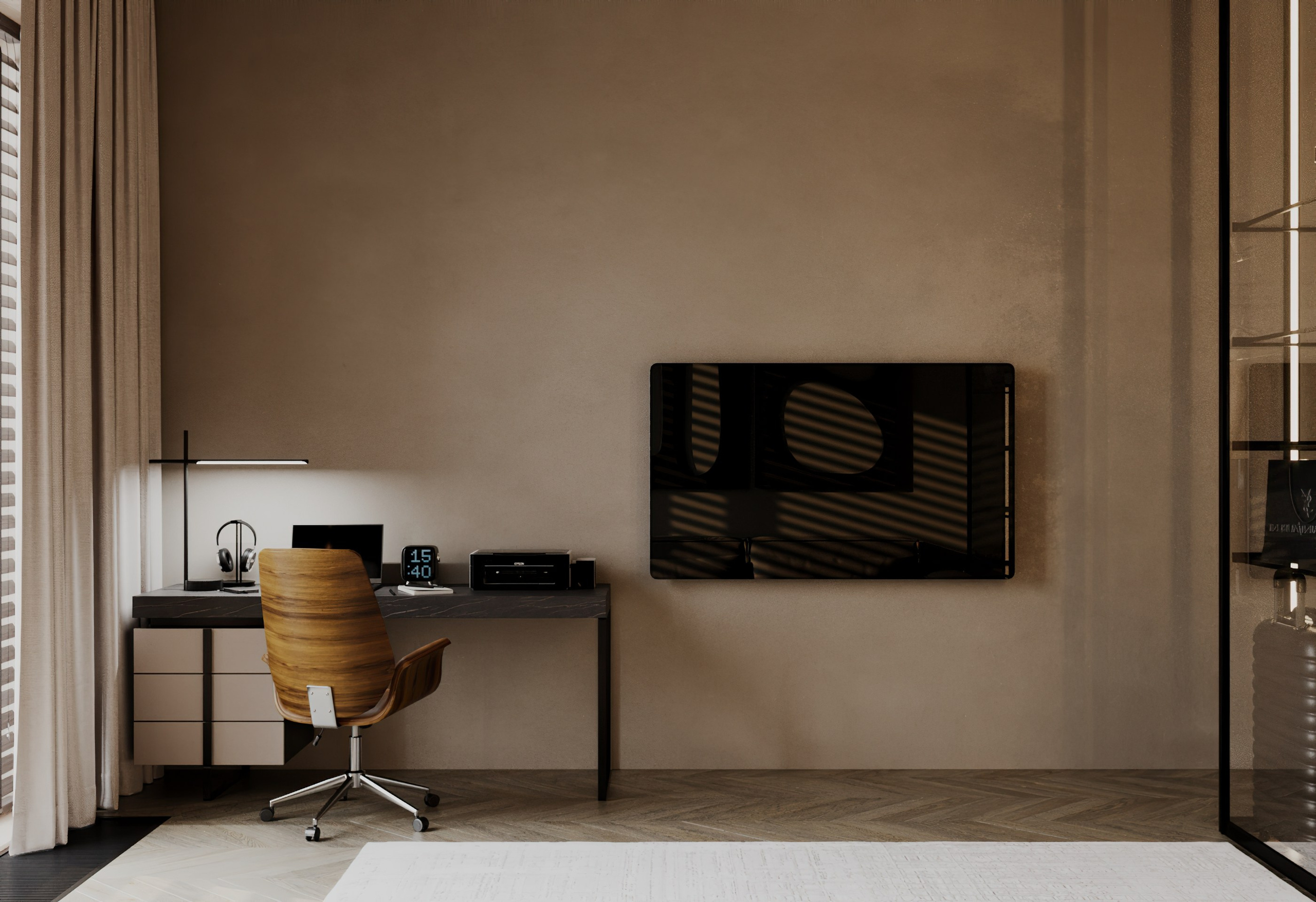 Кабинет ЖК Титул. Визуализатор Векшина Елена