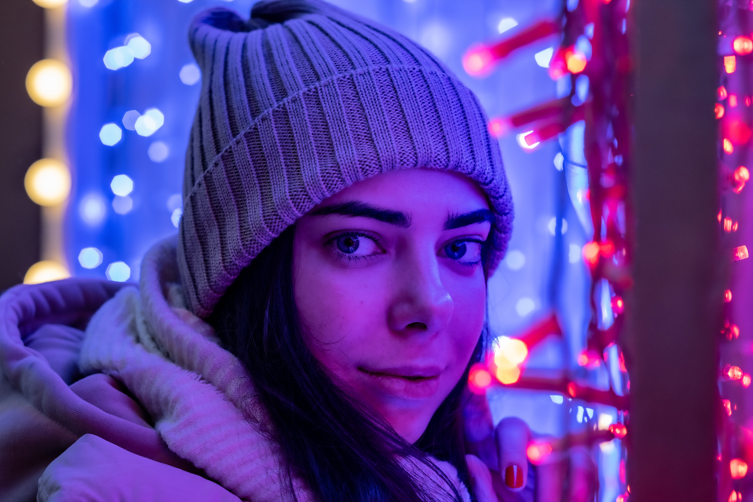 Фотопрогулка с Алиной и Димой. Разноцветный вечер. Фотограф в Москве Ирина Иванова