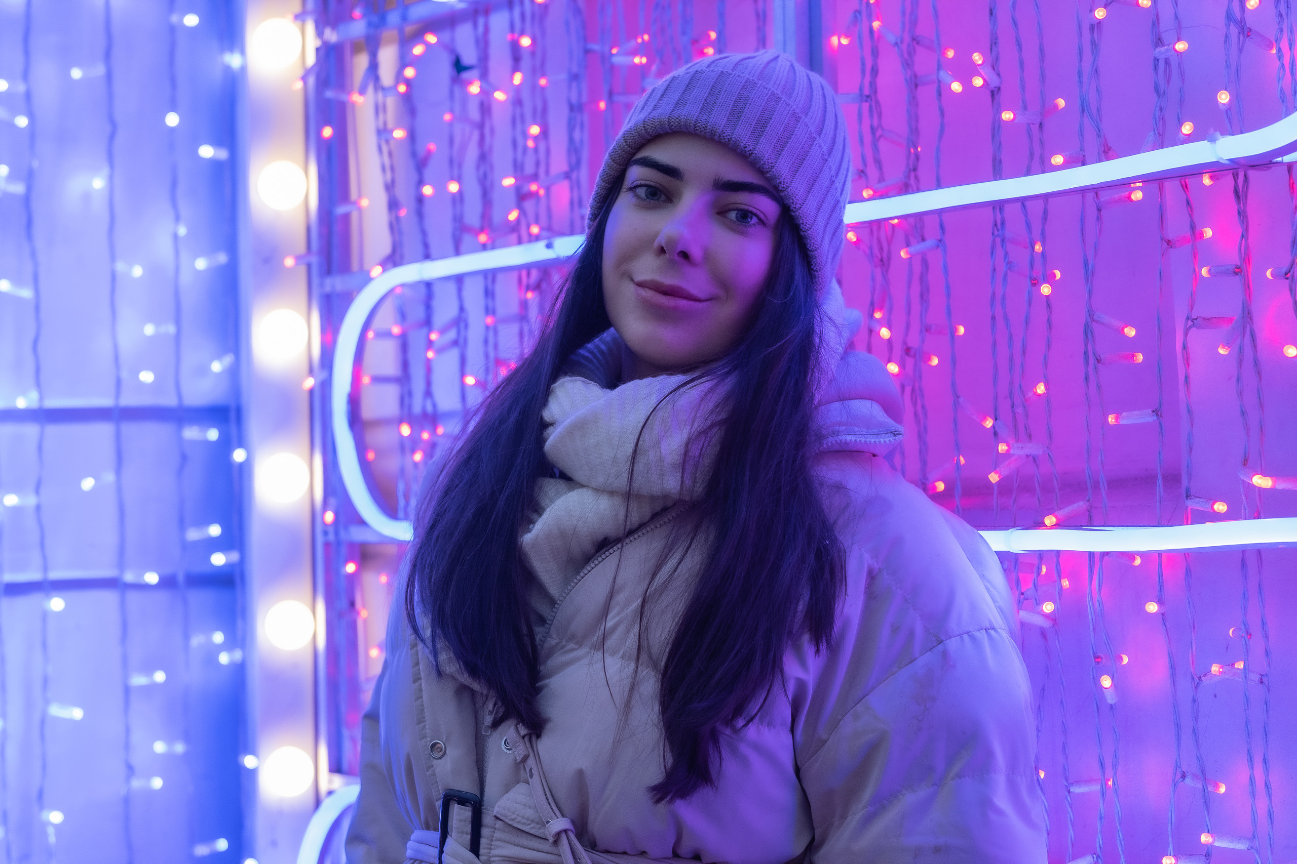 Фотопрогулка с Алиной и Димой. Разноцветный вечер. Фотограф в Москве Ирина Иванова