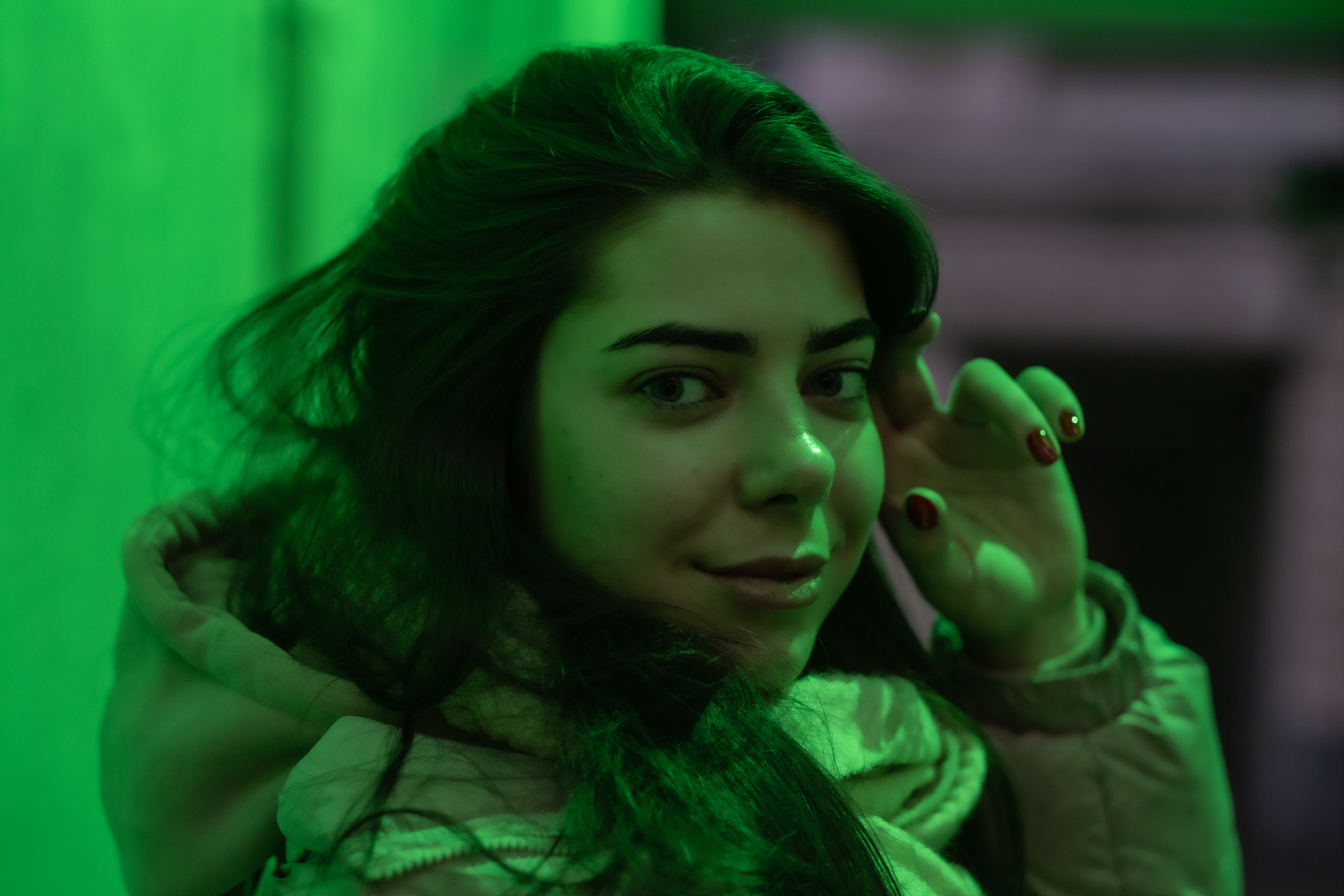 Фотопрогулка с Алиной и Димой. Разноцветный вечер. Фотограф в Москве Ирина Иванова