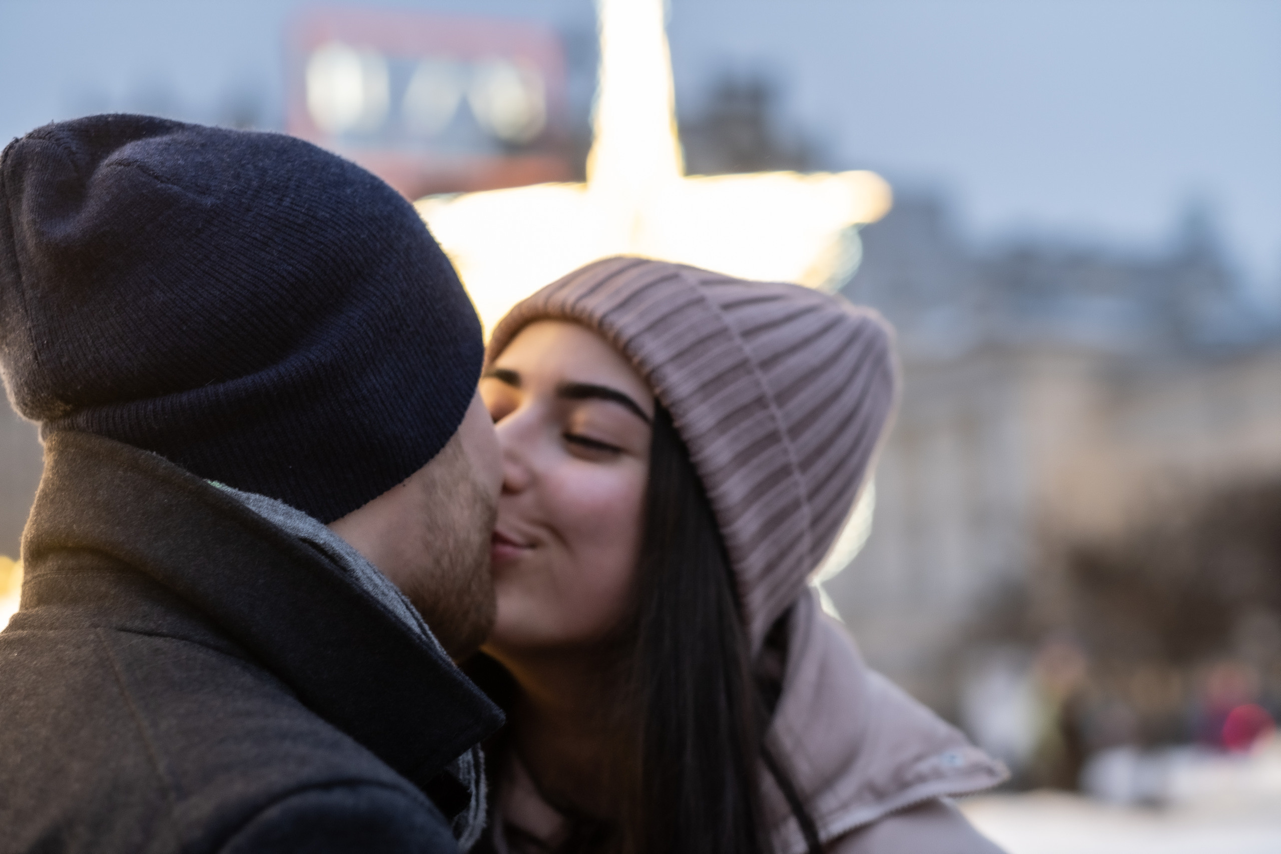Фотопрогулка с Алиной и Димой. Разноцветный вечер. Фотограф в Москве Ирина Иванова