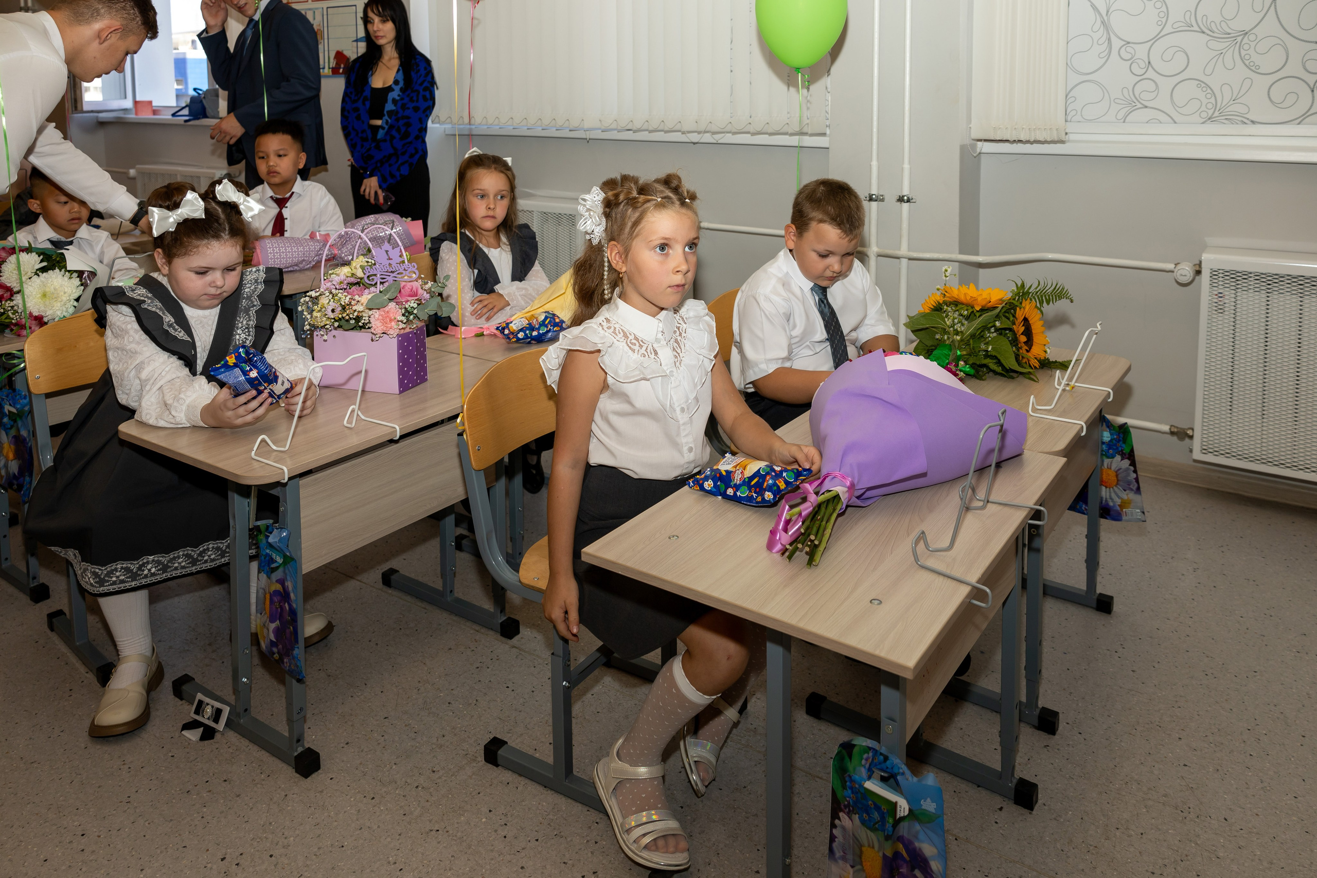 Первый раз в первый класс (репортажная съемка). Фотограф в Серпухове Наталья Руденко
