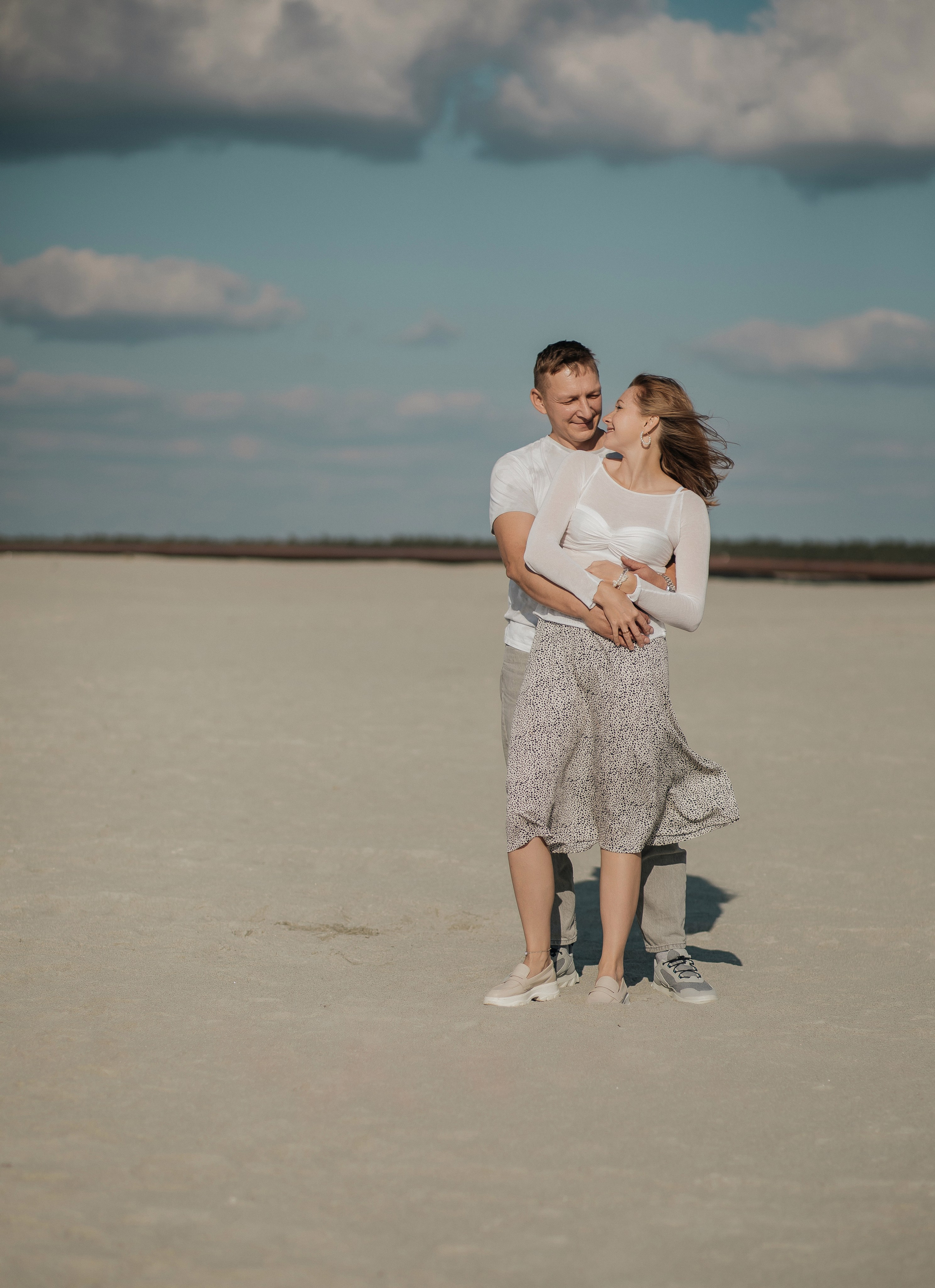 Семейная фотосессия в песках. Свадебный и семейный фотограф Ибрагимова Мария из Екатеринбурга