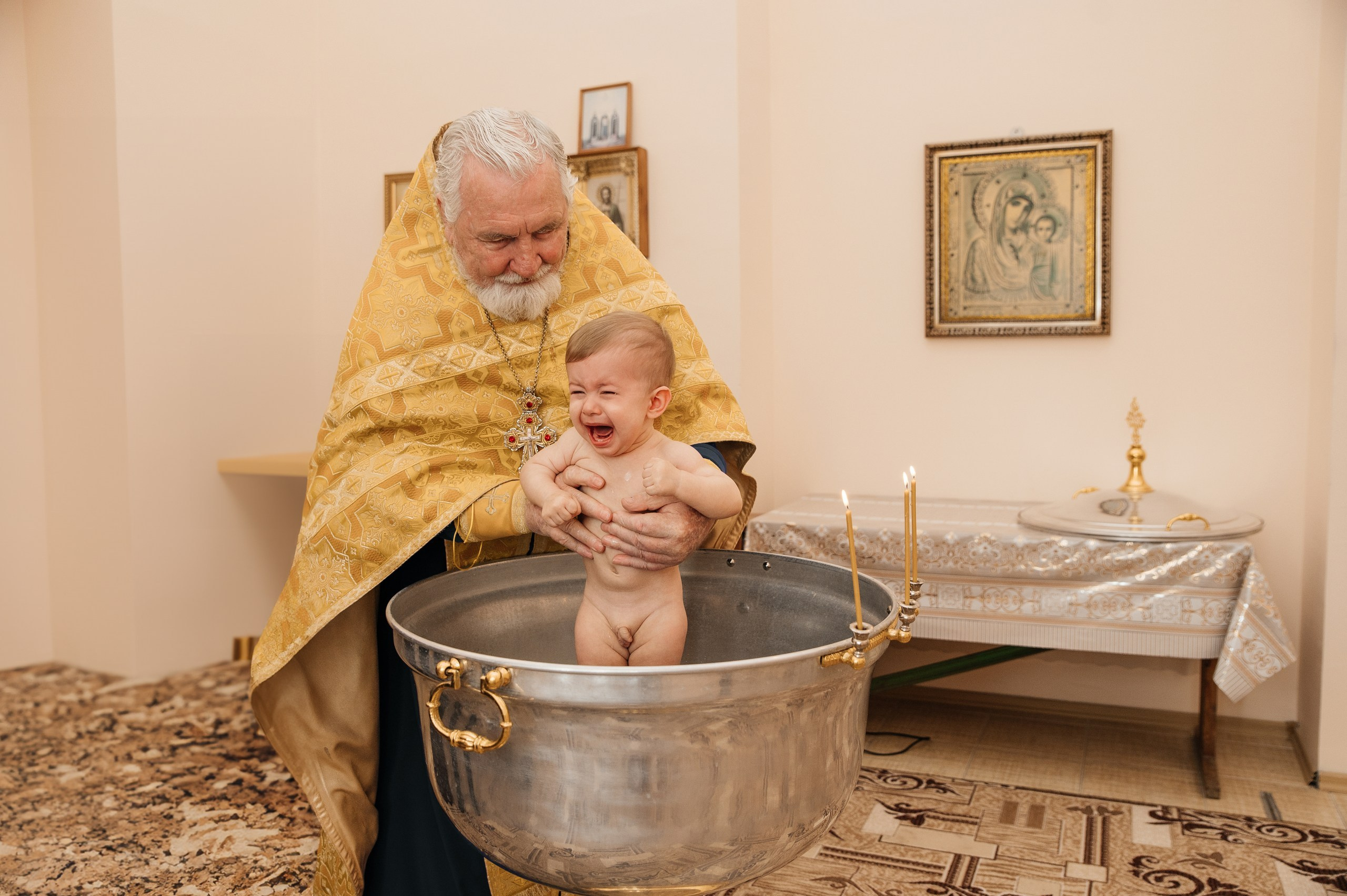 Крещение Алексея. Свадебный и семейный фотограф Кореновск/Краснодар