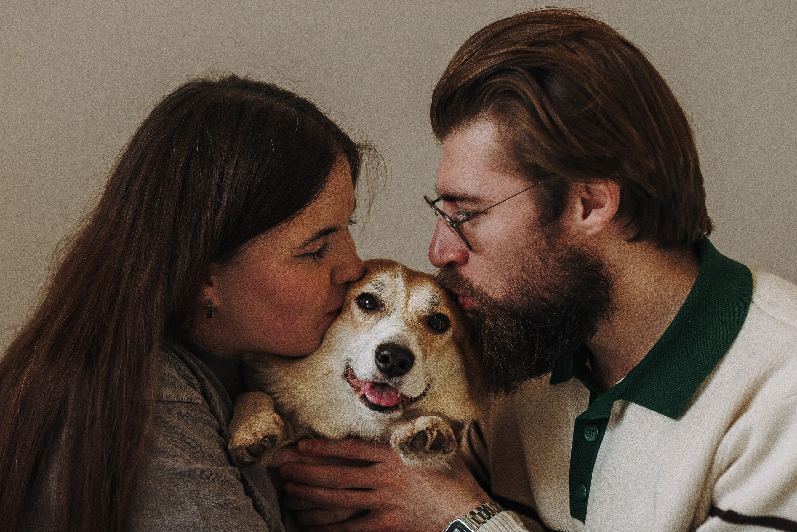 Александра и Бри. Фотограф анималист в Спб недорого Олеся Майорова