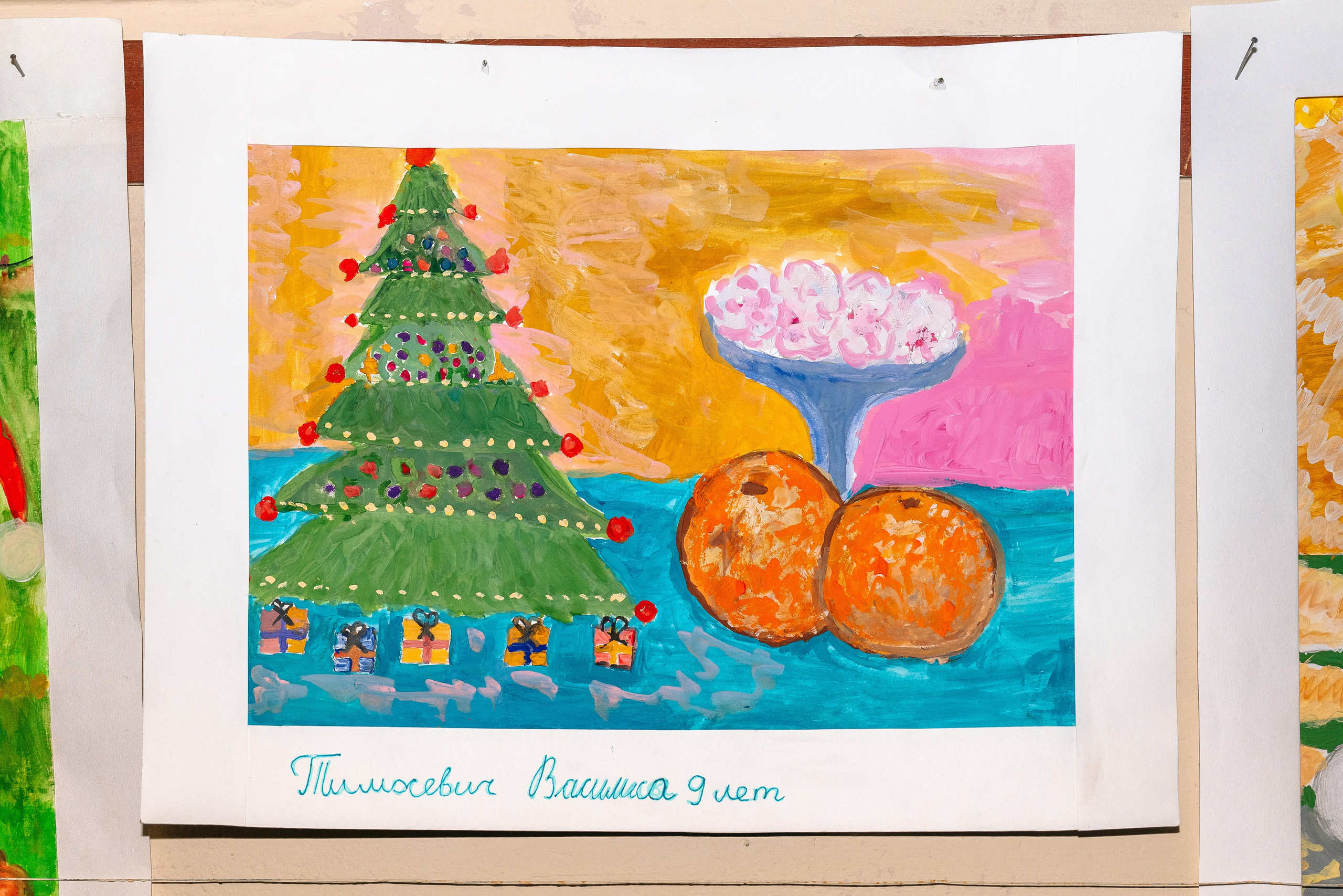 Волшебный зимний мир глазами детей. Новогодняя выставка творчества. Семейный клуб «Открытый город»