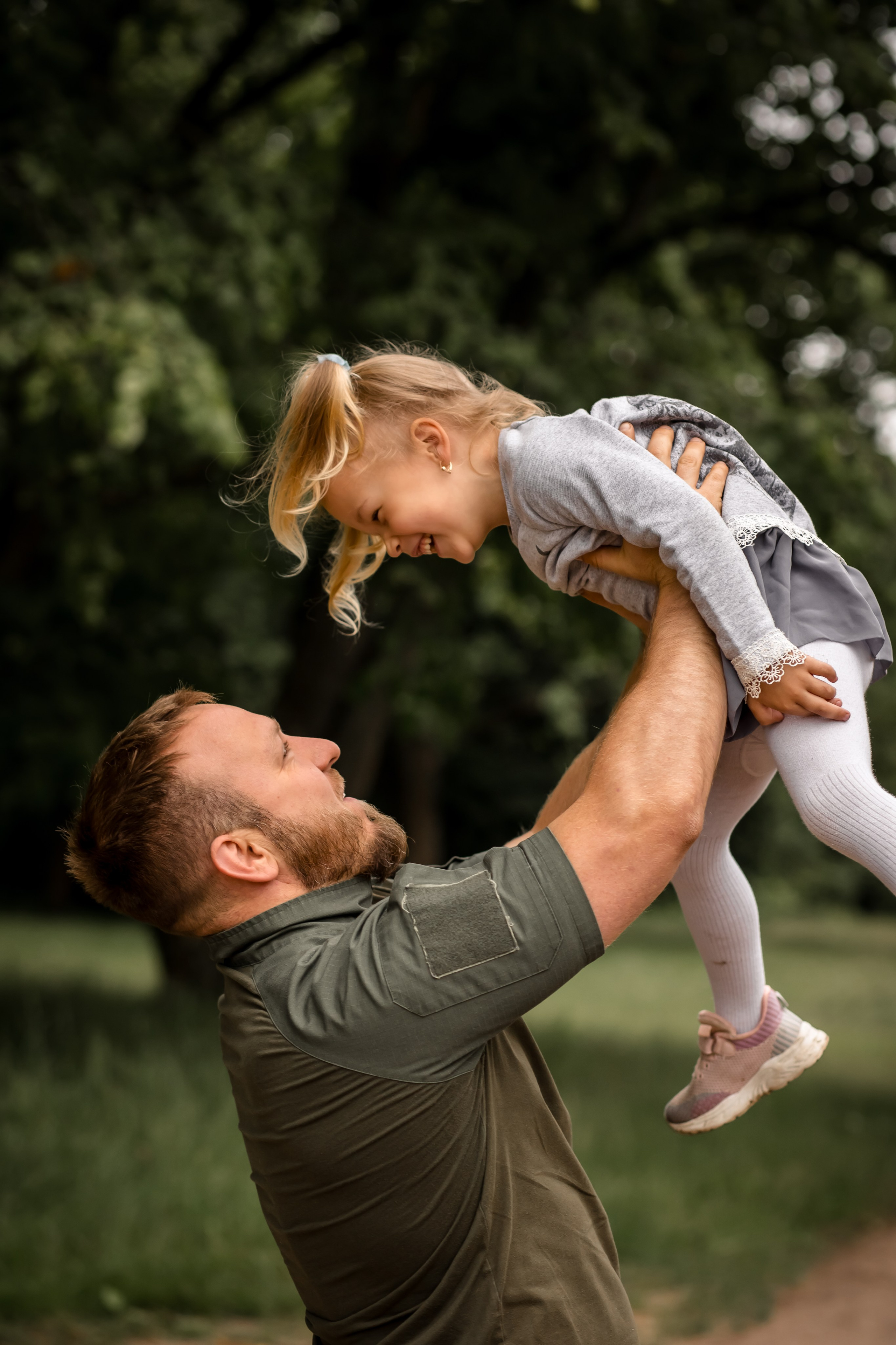 Катя с детками