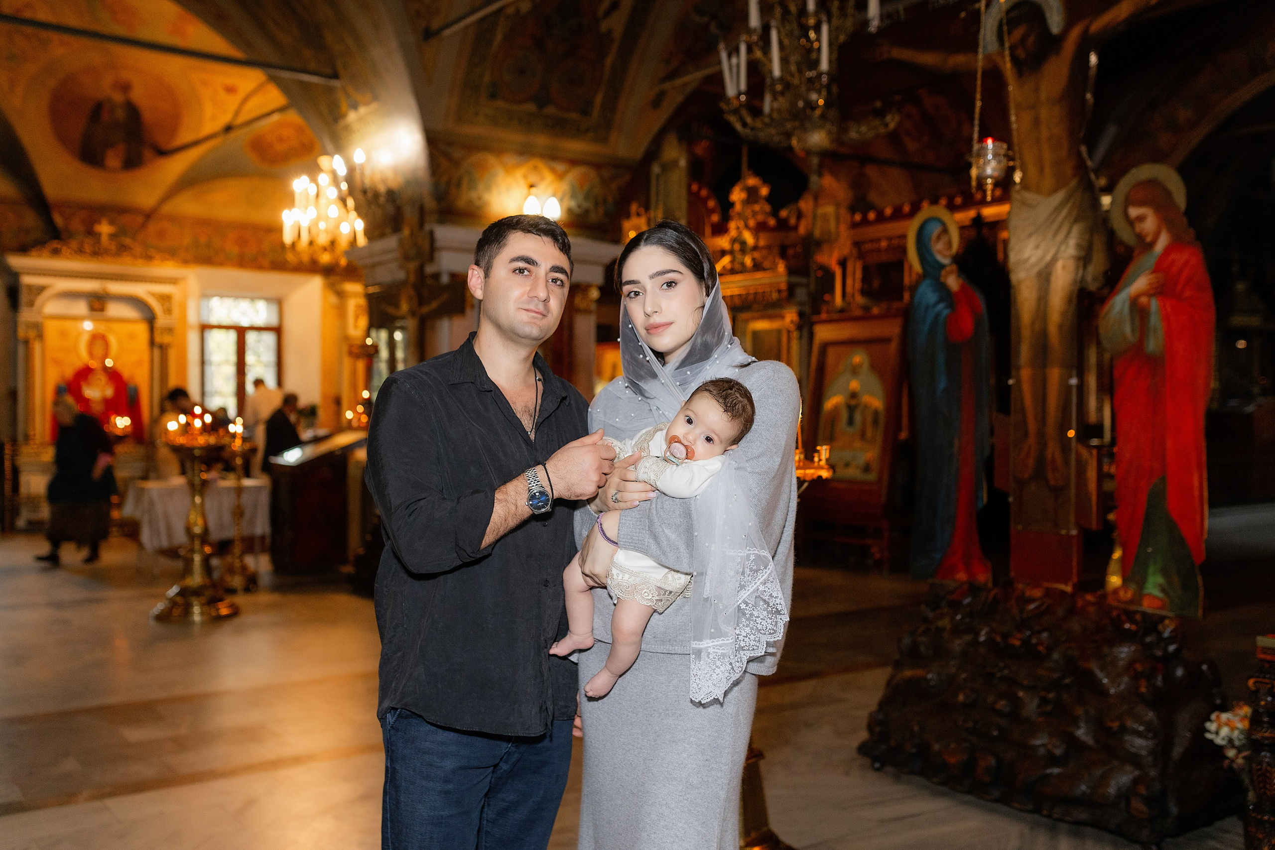 Таинство крещения Лилии. Фотограф в Железнодорожном и Балашихе