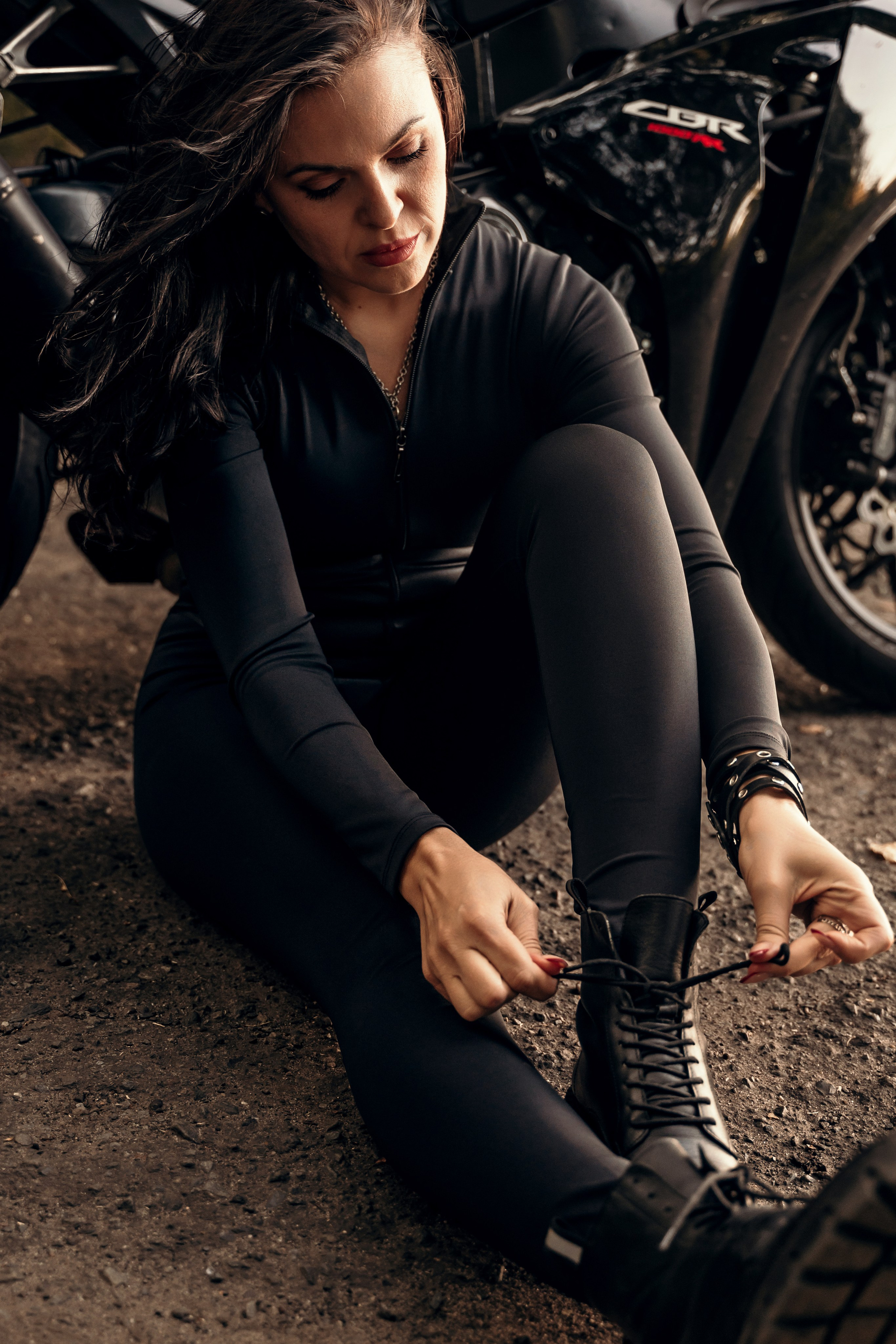 Марина, Фотосессия с байком. Семейный фотограф в Белгороде Амелина Алина