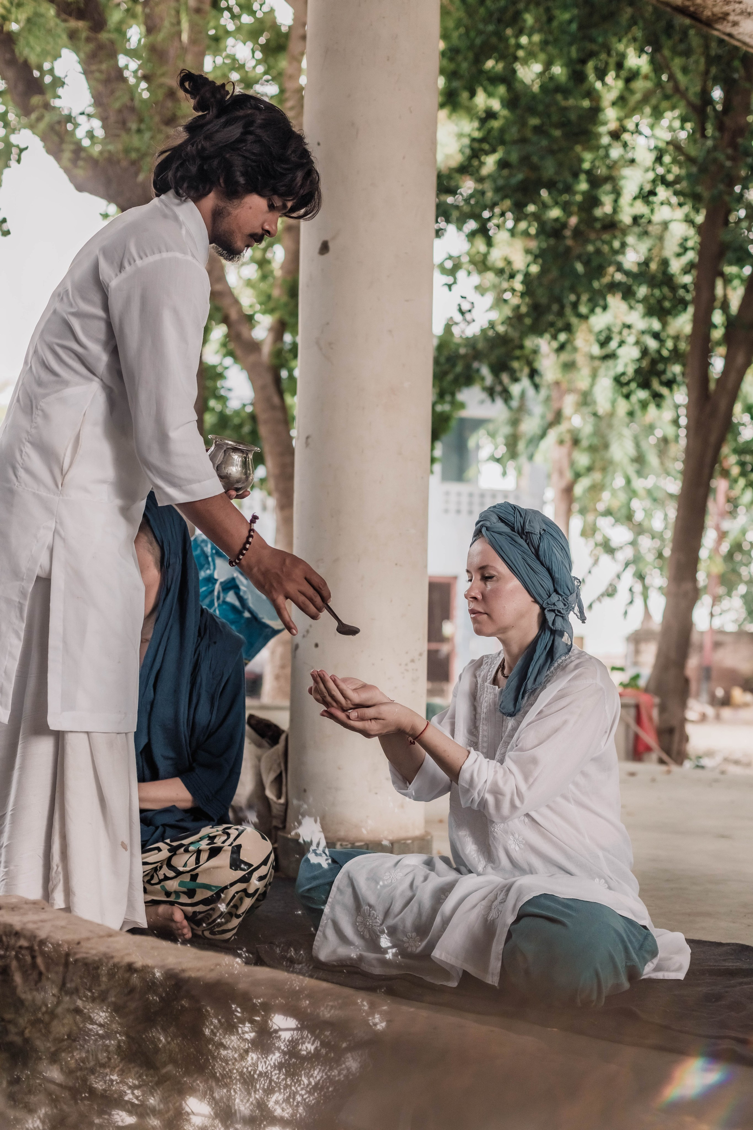 Pitri Paksha yagyas & poojas Devraha Baba ji ashram. Mariam Bagdasaryan