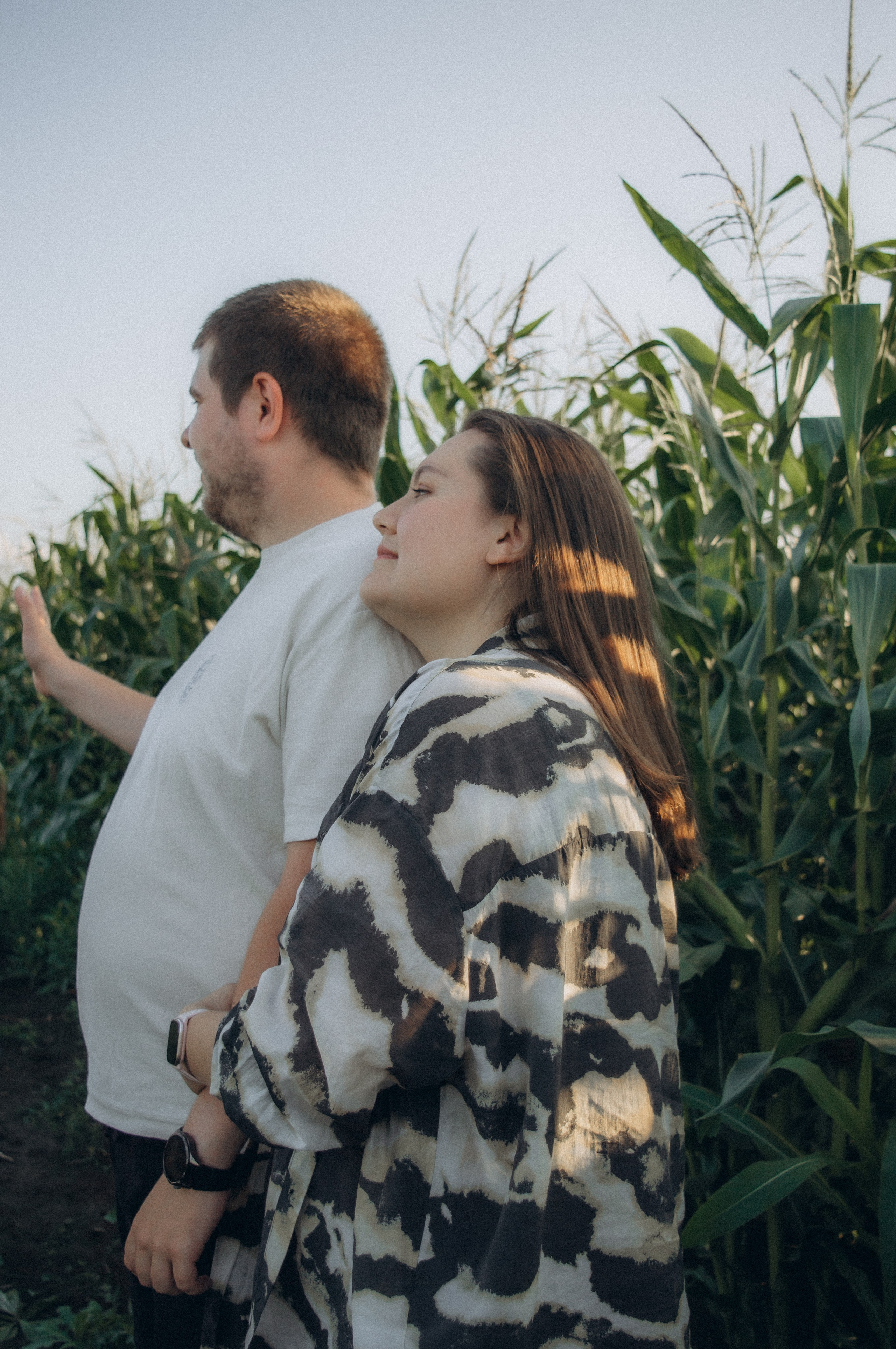 Лето, семья, кукуруза. Семейная летняя фотосессия. Юлия Левада Семейный и женский фотограф
