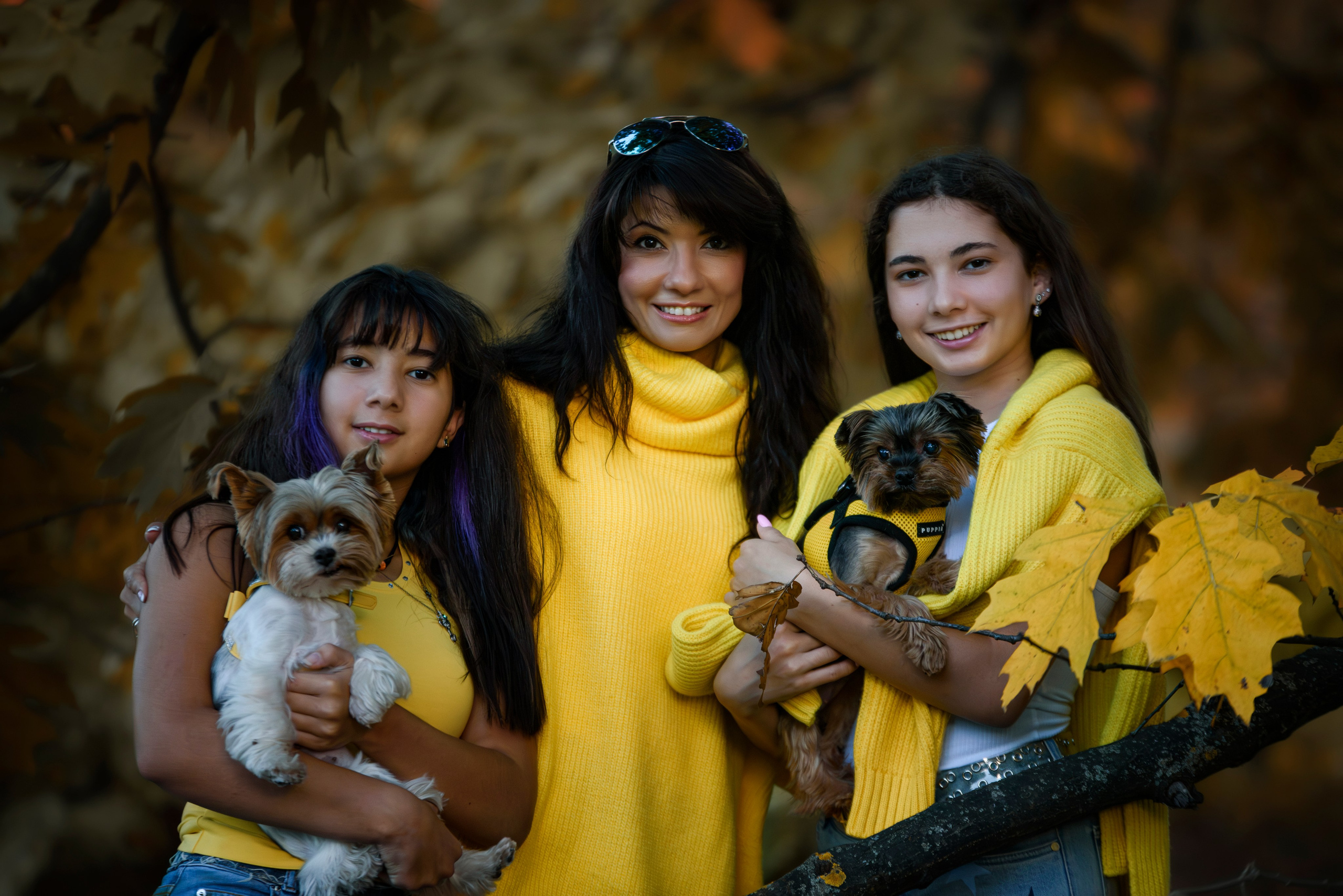 Семейная фотосессия, фотопрогулка, съемка в парке