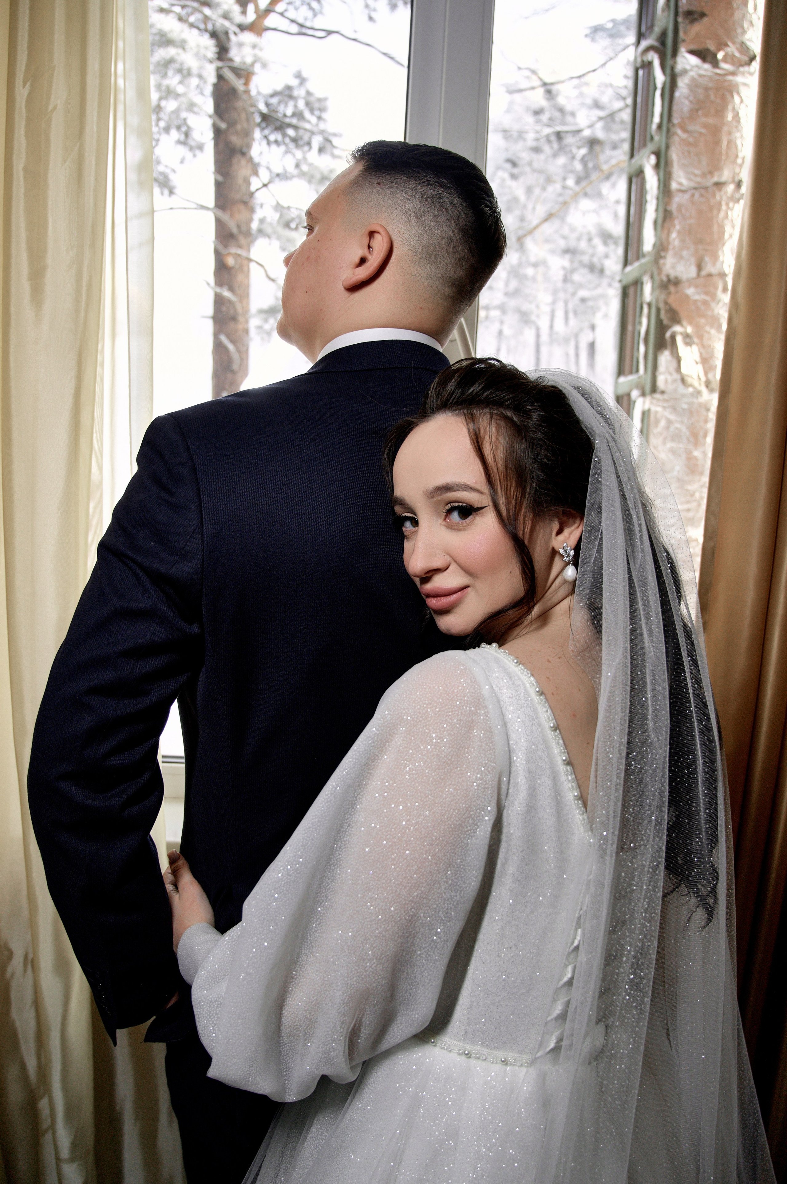 Зимняя свадебная фотосессия для Кристины и Павла