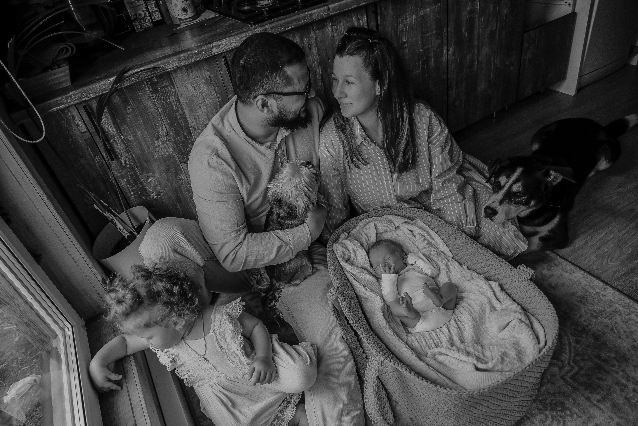 Настя Руслан София Ратмир. Фотограф новорожденных