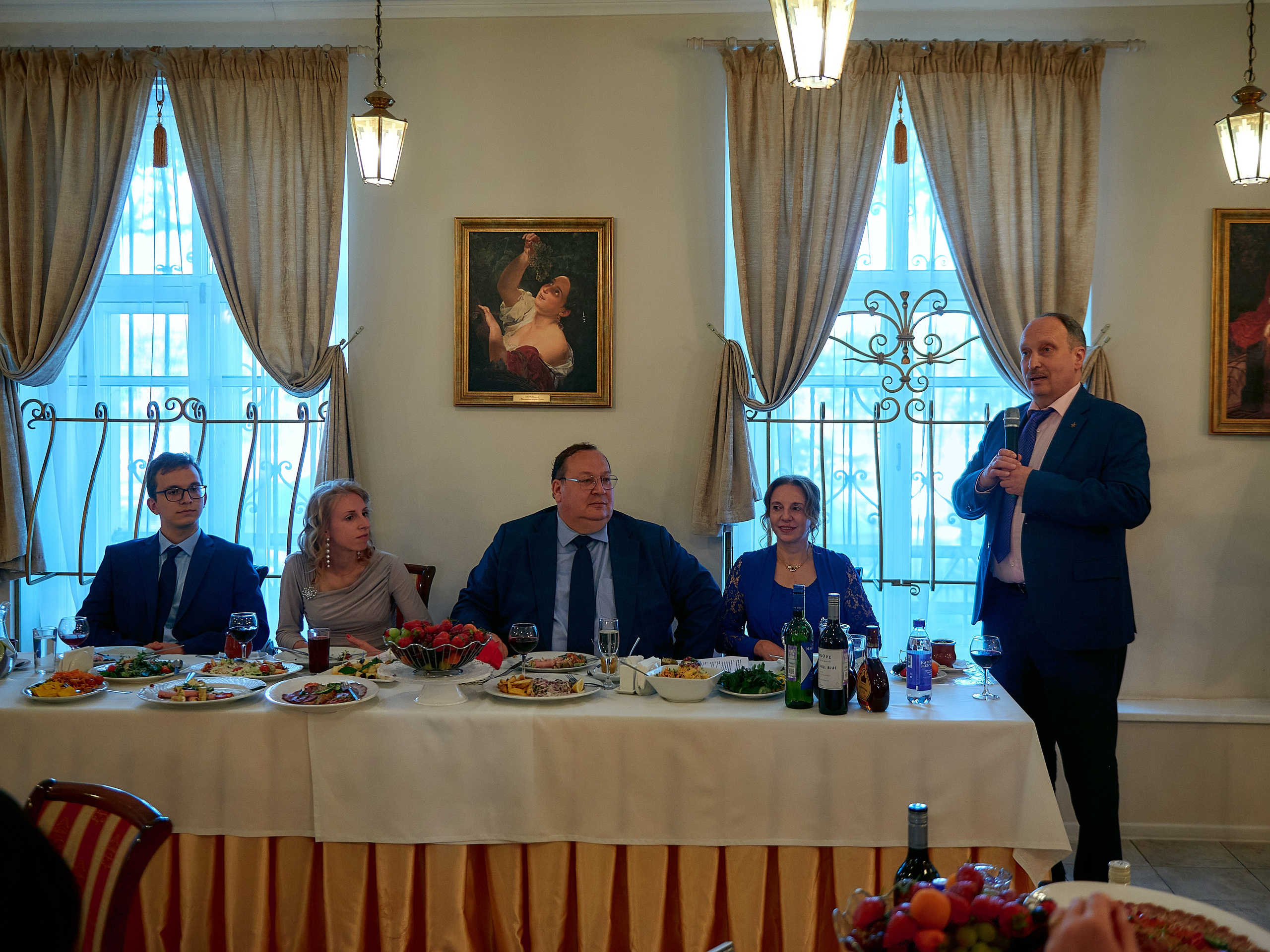 Юбилей Алексея в «Особняке Брюллова». Свадебный фотограф в Санкт-Петербурге Славин Денис