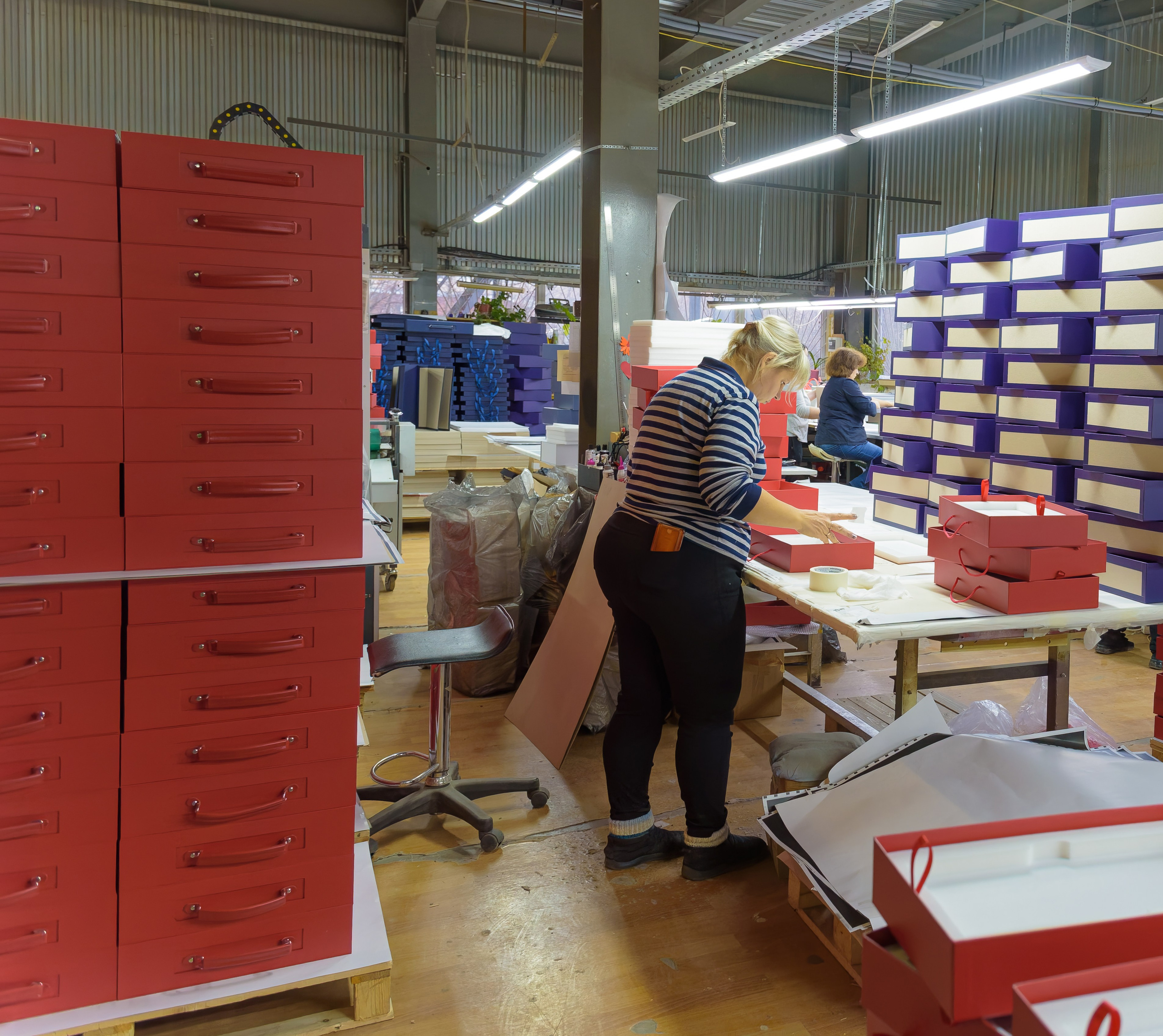 Производственные цеха компании «Маркетри». Fotolux