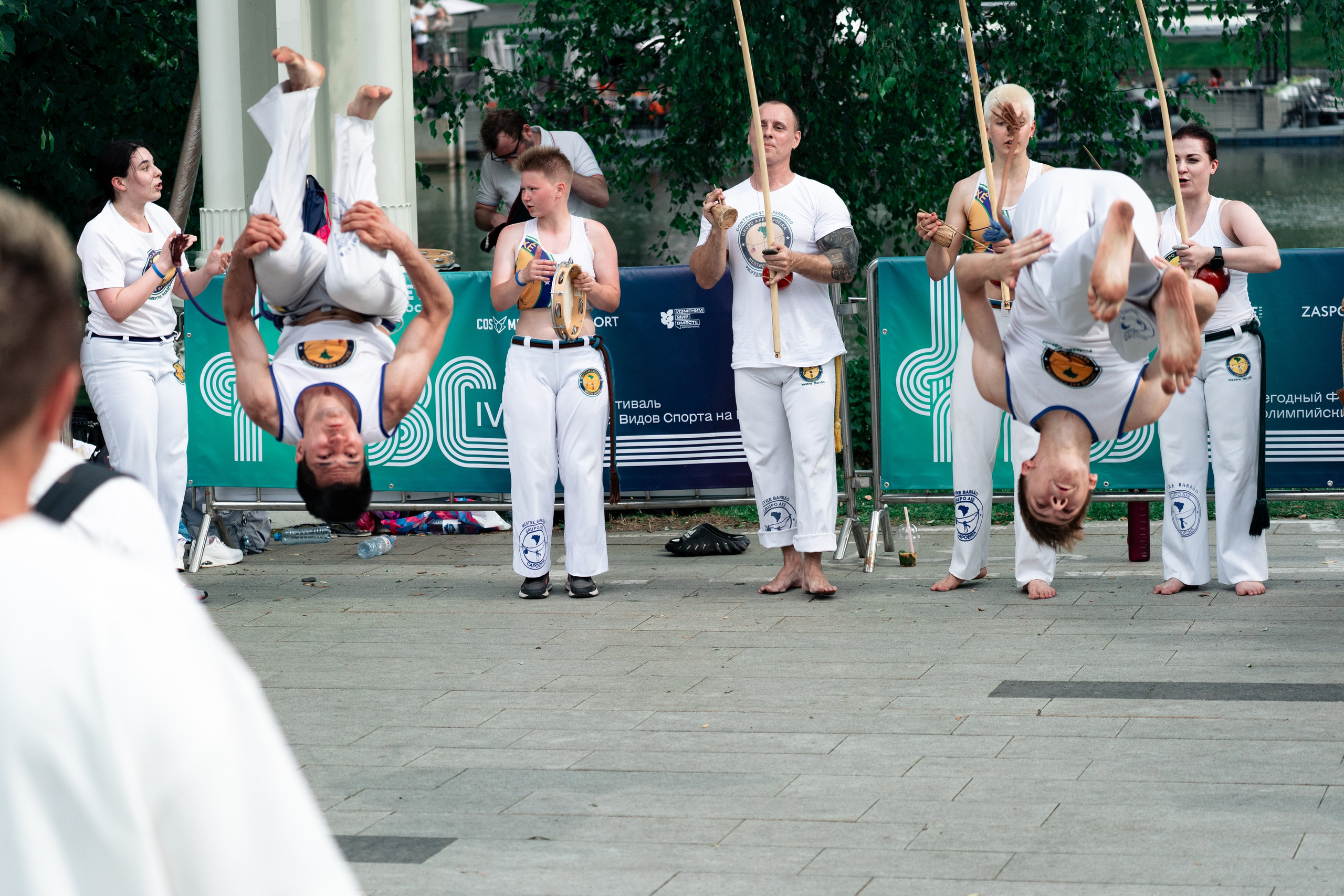 Открытый класс AXE Capoeira на фестивале неолимписких видов спорта на ВДНХ 2025 г:. Фотограф в Москве Ткаченко Владимир