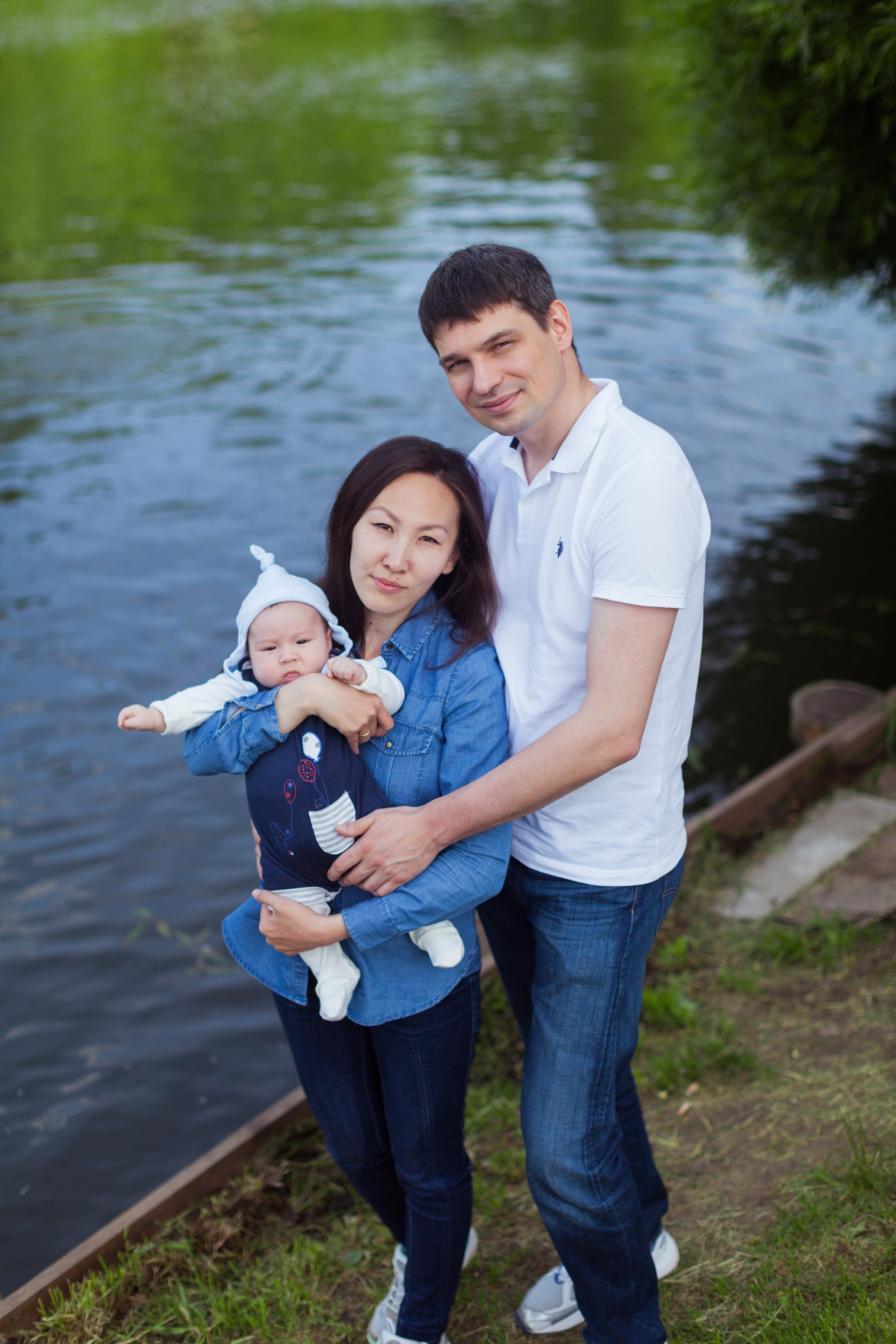 Элина, Максим и Родион. Фотограф на Крещение, семейный фотограф в Москве