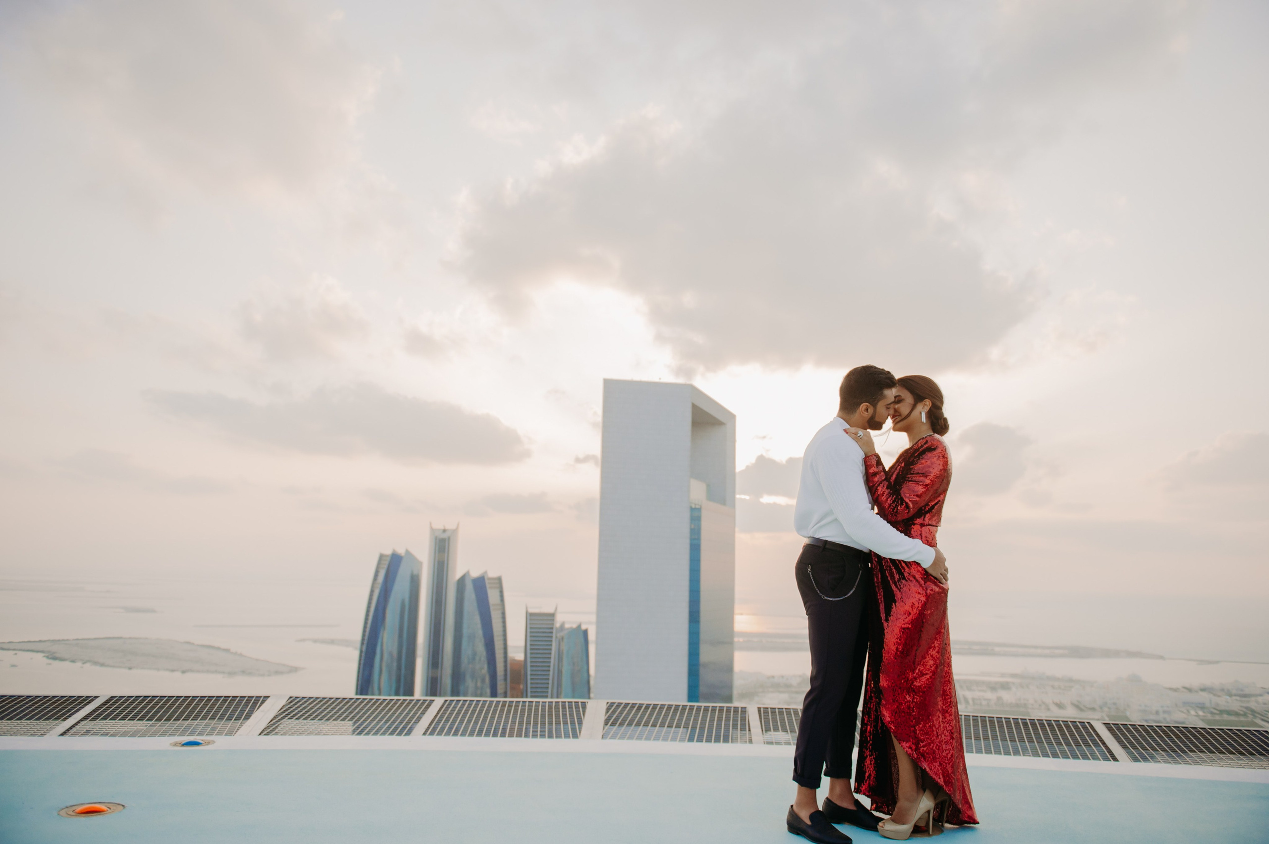 Love Story на высоте (Абу Даби). Фотограф в Москве и Санкт-Петербурге Дарина