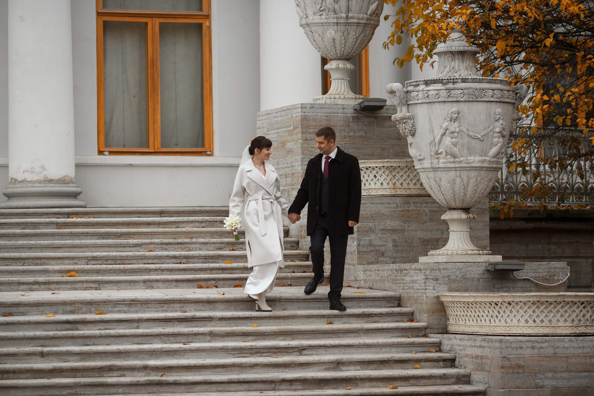 Свадьба в октябре. Свадебный фотограф Игорь Брундасов 8PHOTO на свадьбу венчание загс СПб