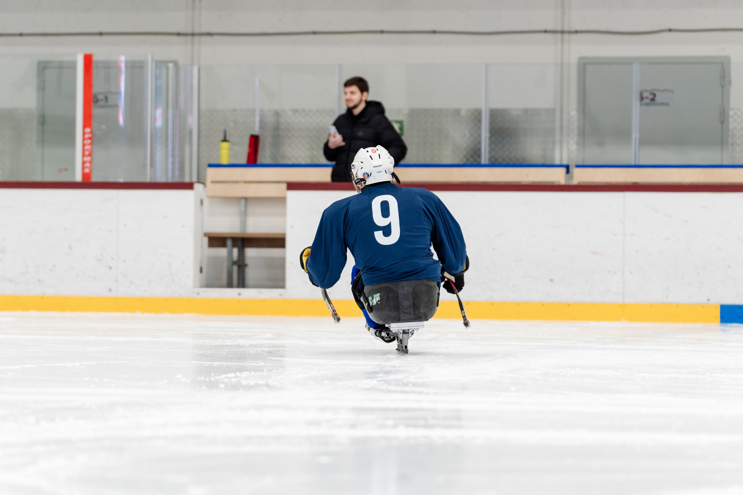 Игра в следж хоккей приуроченная 23.02.26 в арене Сталкер