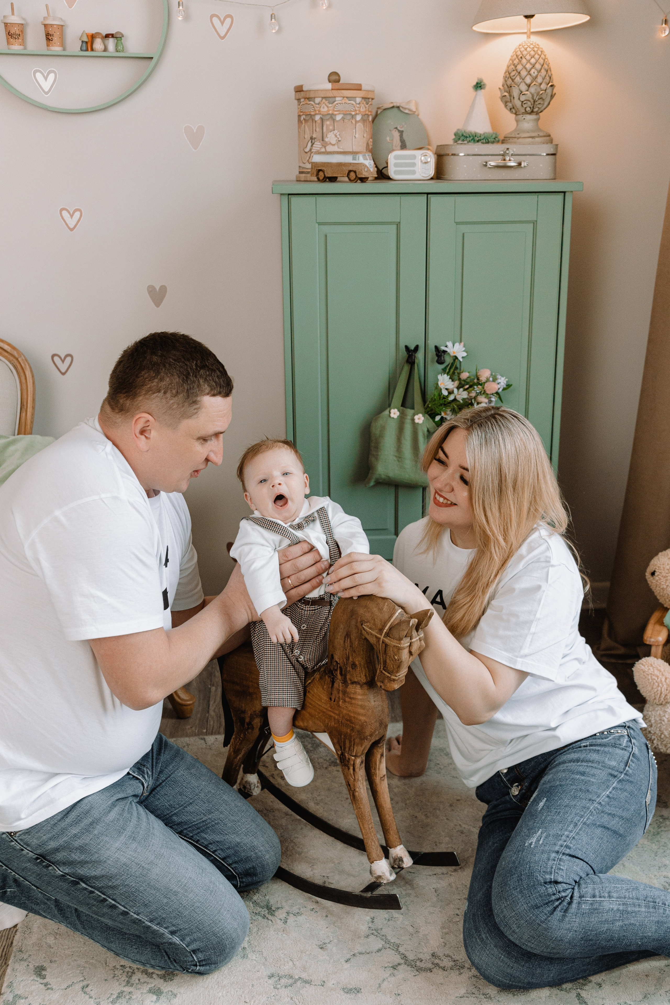 Юлия, Алексей и маленький Максим. Фотограф Воронеж Варвара
