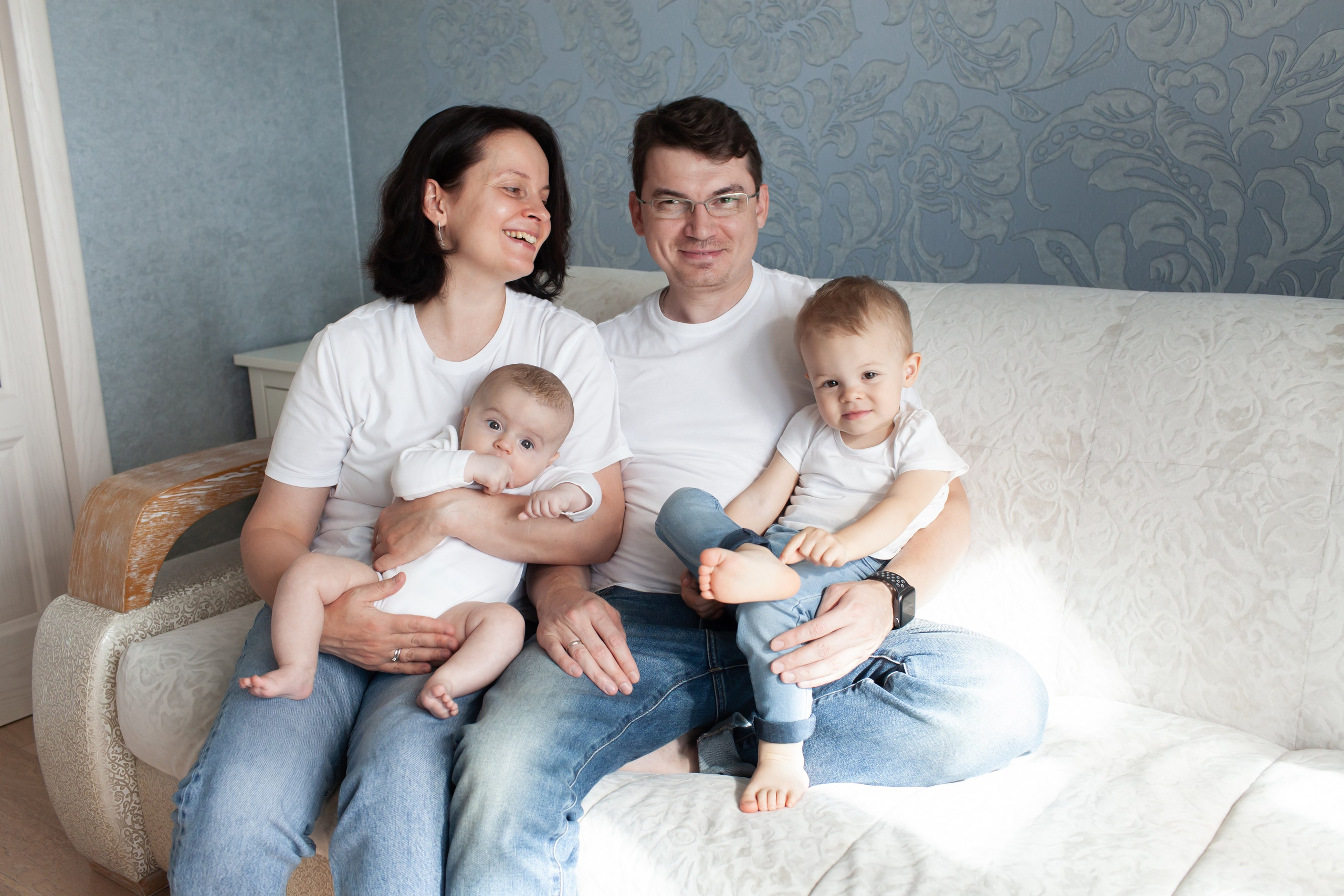 Домашняя съемка с детьми. Фотографы в Москве Светлана Устинова и Сергей Грачев