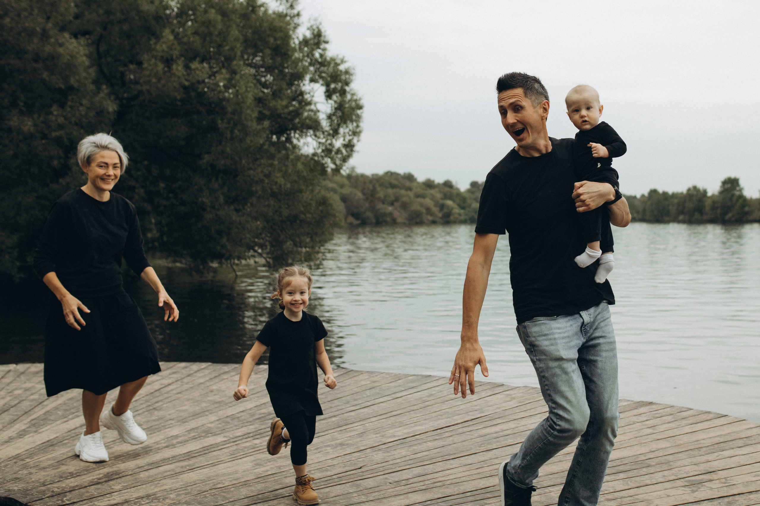 Таня, Ринат, Саша, Марат. Фотограф Людмила Оюн