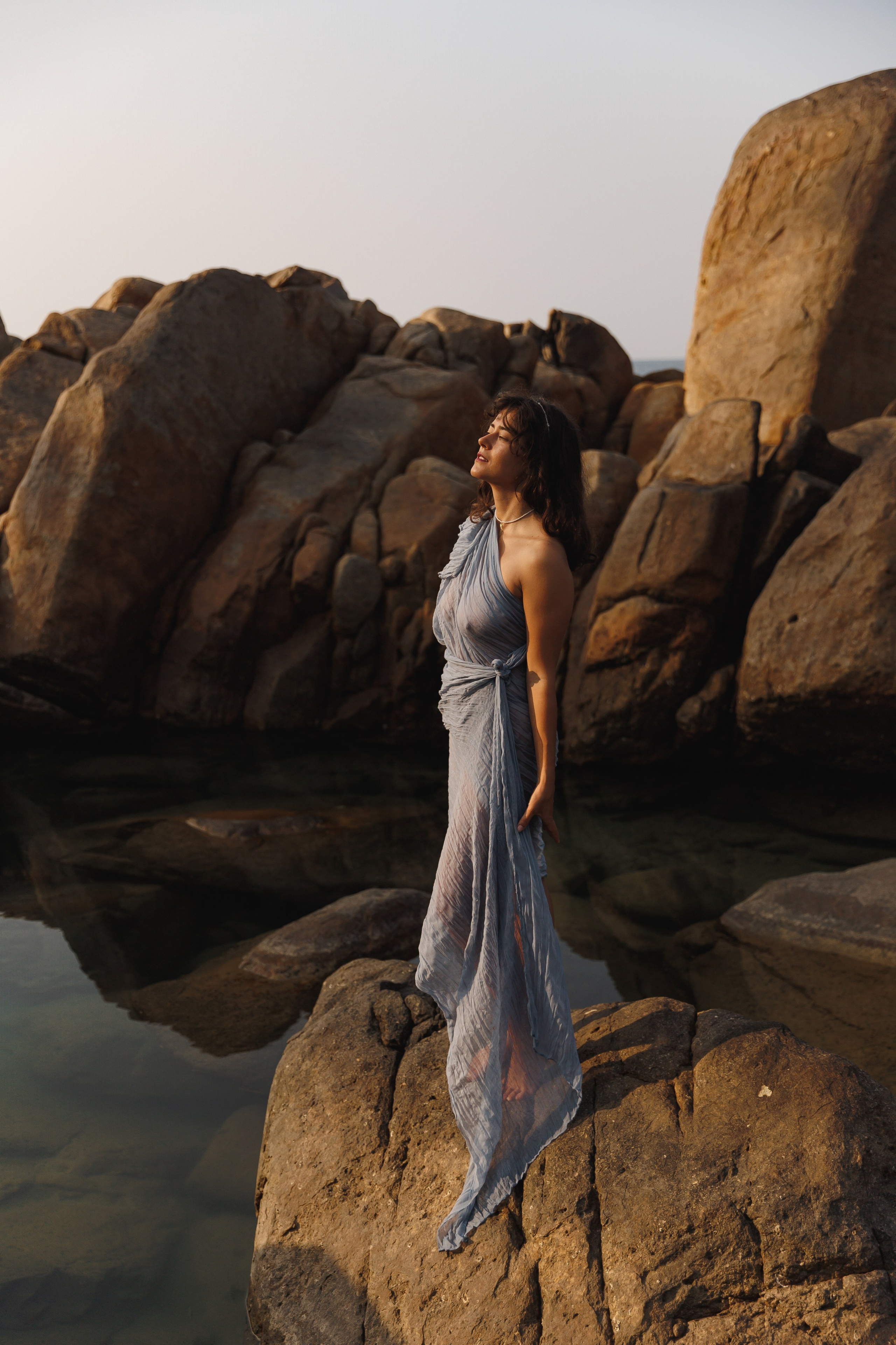 Богиня ин зе оушен. Wedding photographer in St. Petersburg, Europe and Israel Anna Agafon