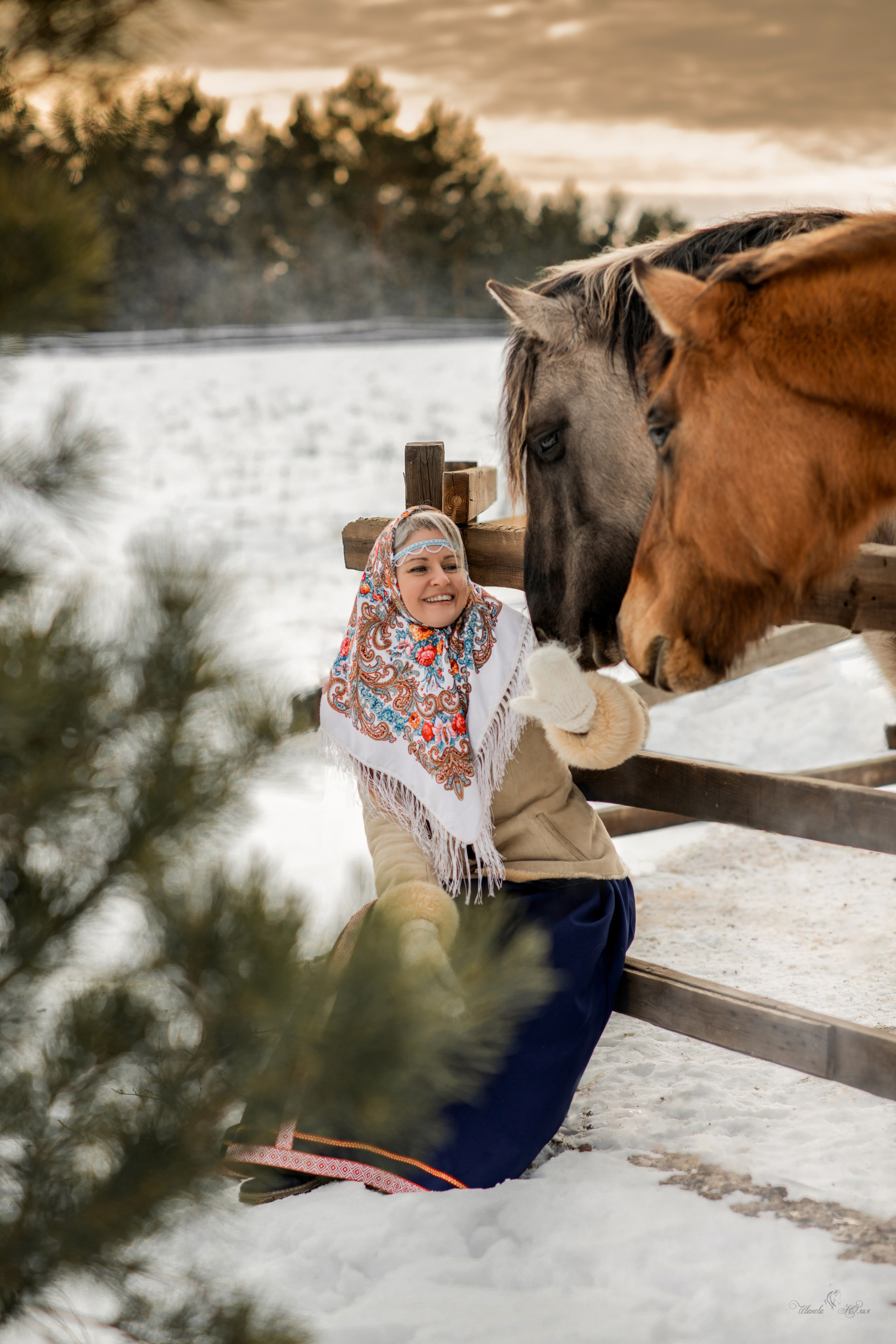 Наташа и Камелия. Конный фотограф в Саратове Юлия Иванова