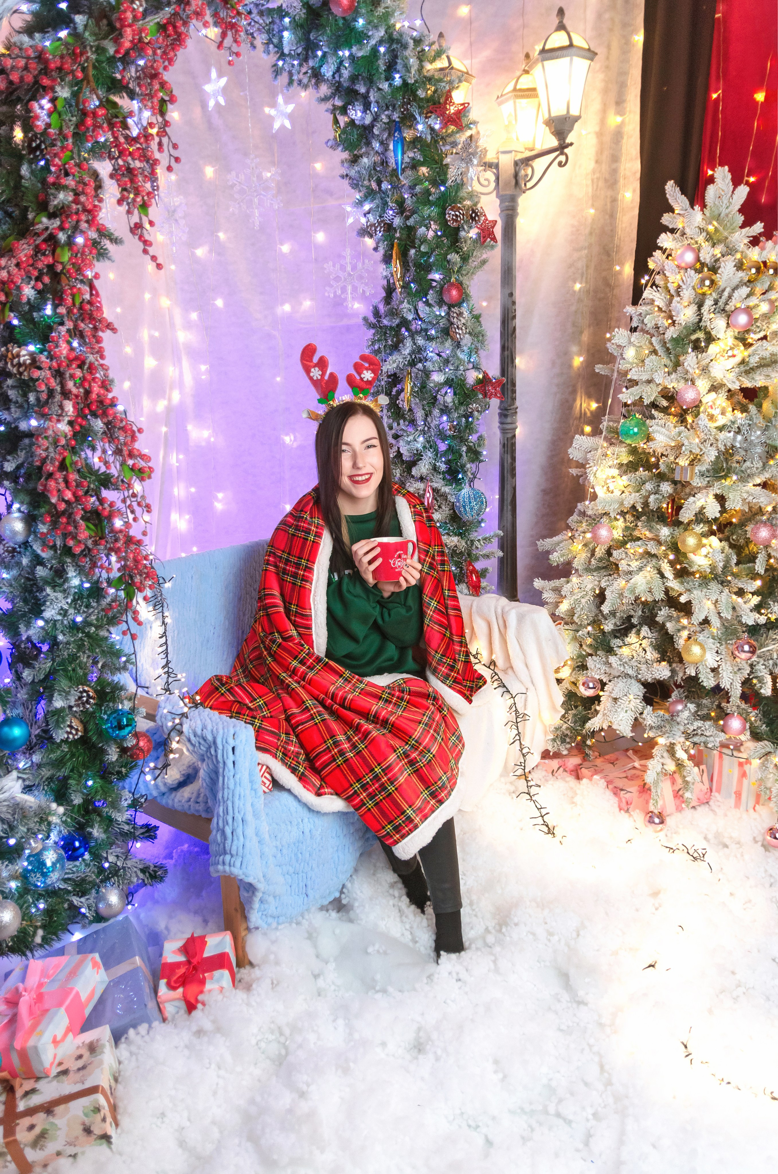 Новогодние яркие фотосессии. Фотографы для фотосессий в Новосибирске