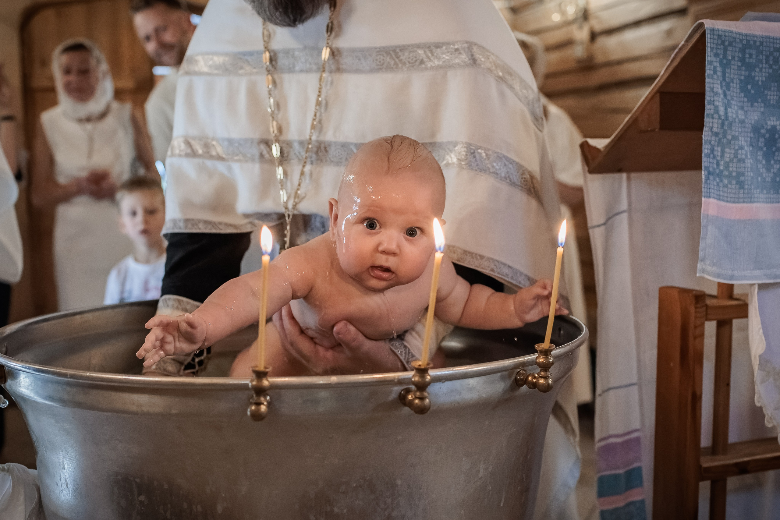 Крещение в Храме Успения Пресвятой Богородицы в Косино. Профессиональный фотограф в Москве и Мо Мария Шантарёва