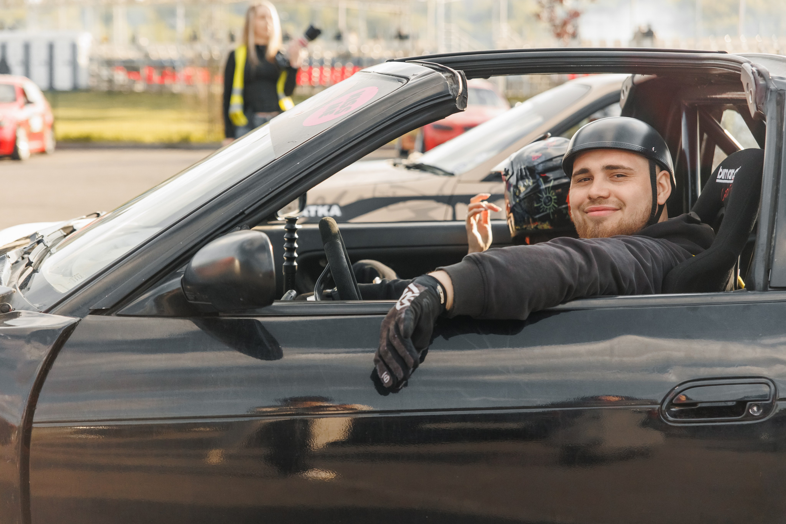 Выставка и дрифт машин. Репортажный фотограф. Москва. Алина Ланская