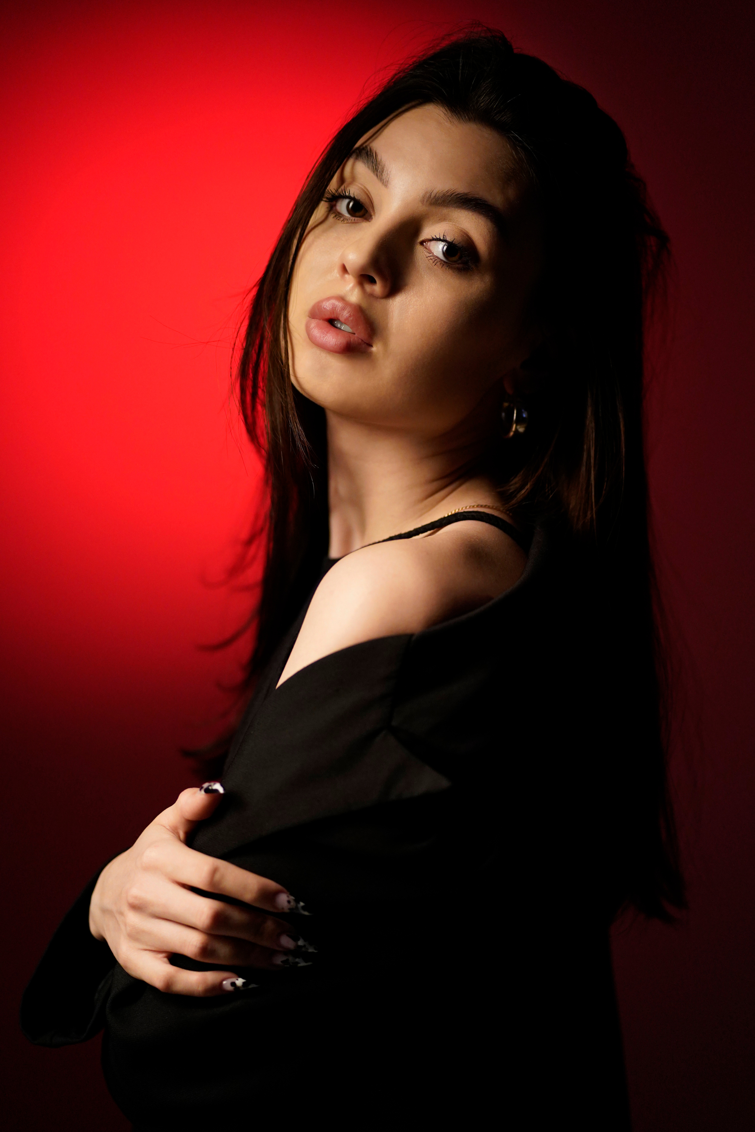 Фотограф в Казани - девушка в фотостудии