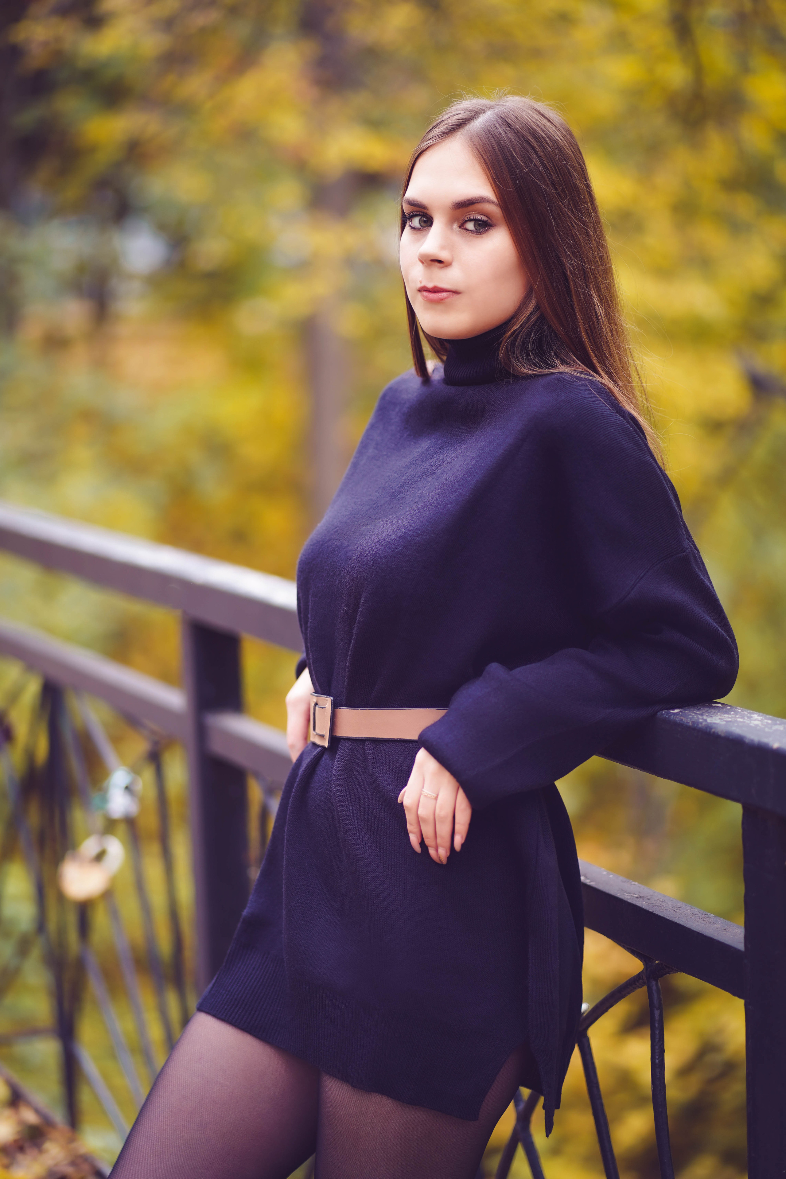 Фотограф в Казани - осенняя фотосессия в парке Горького