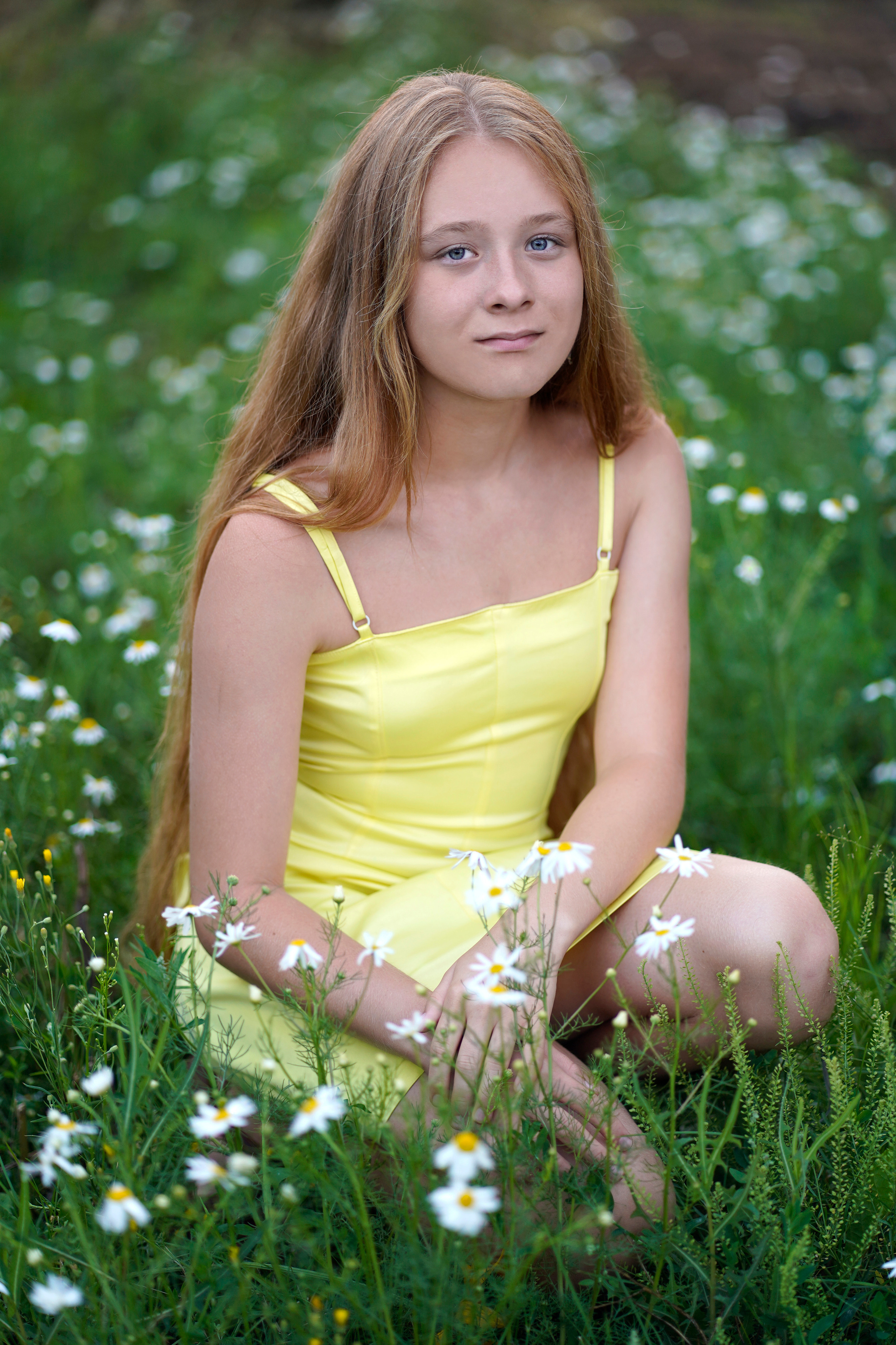 Летняя фотосессия девушки в Казани