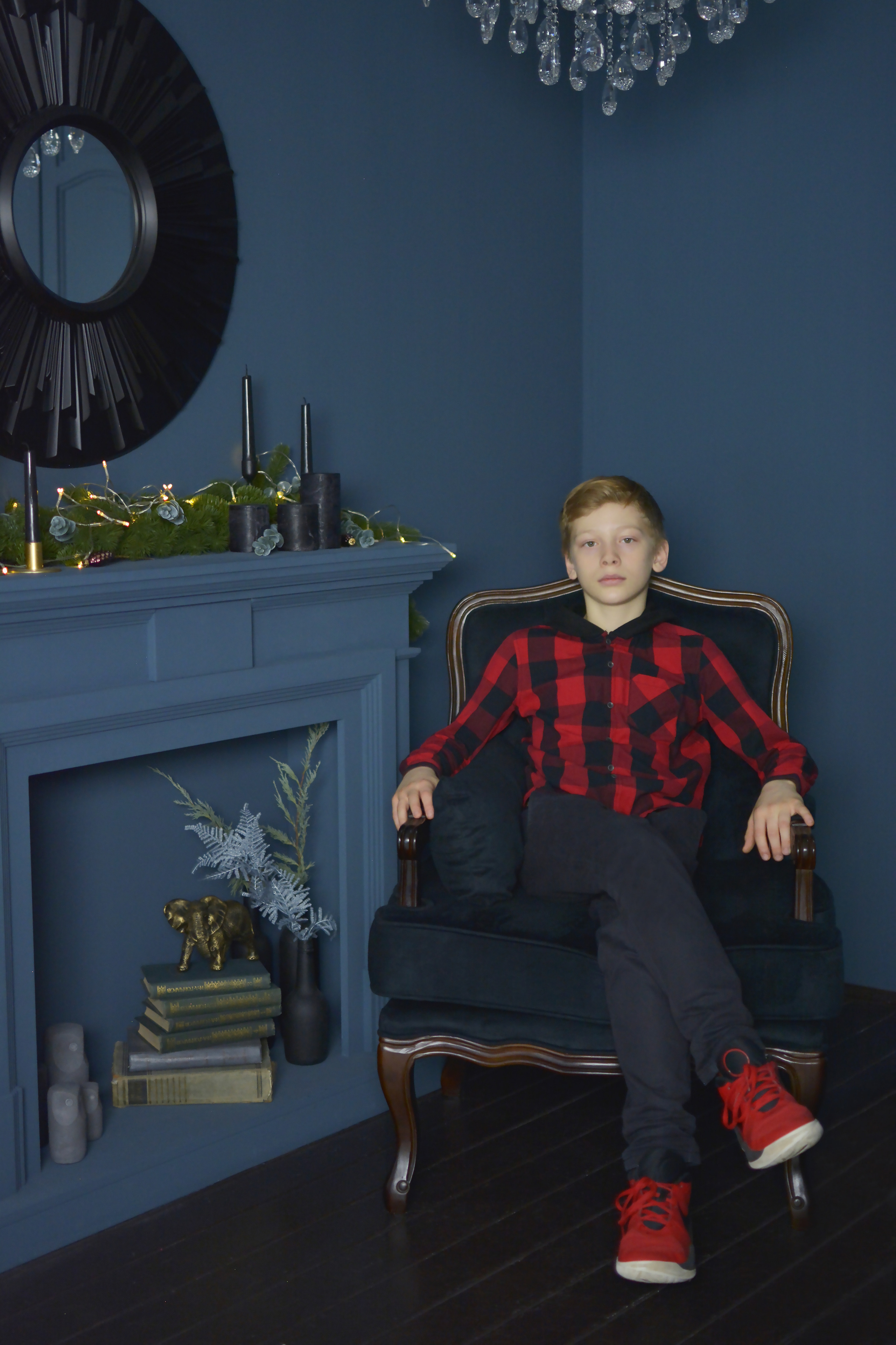 Новогодняя фотосессия ребенка в Казани