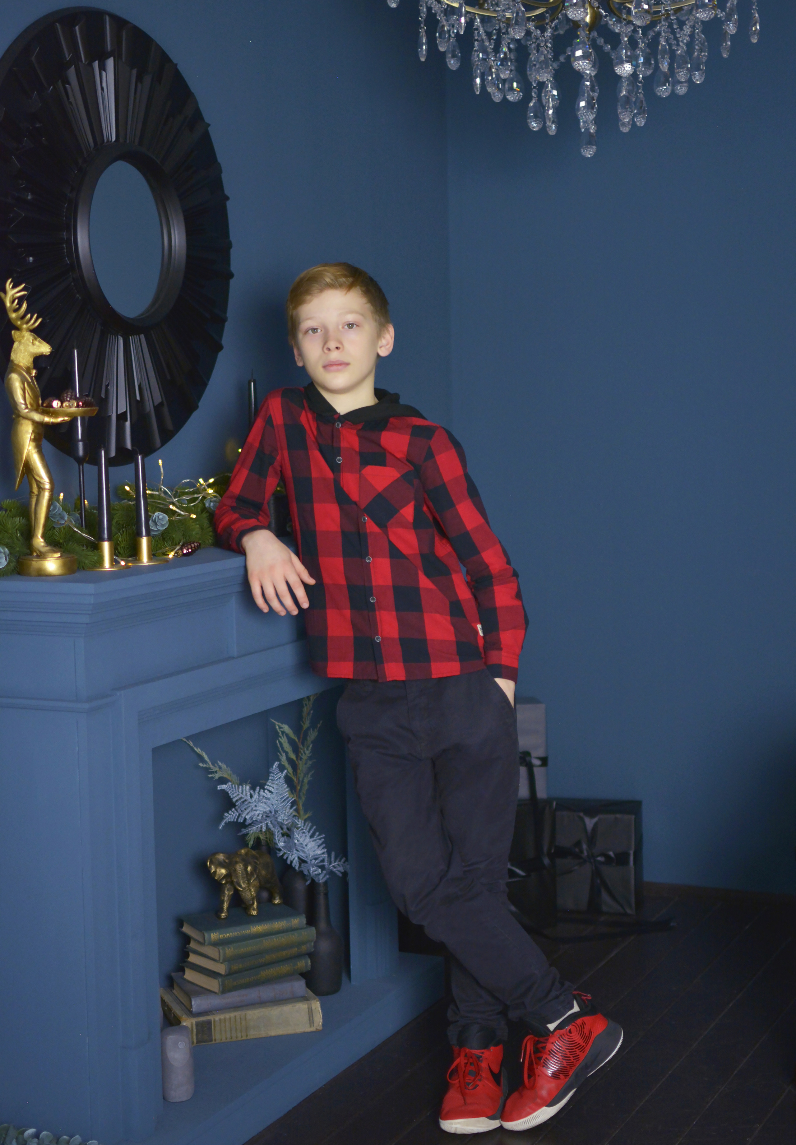 Новогодняя фотосессия ребенка в Казани