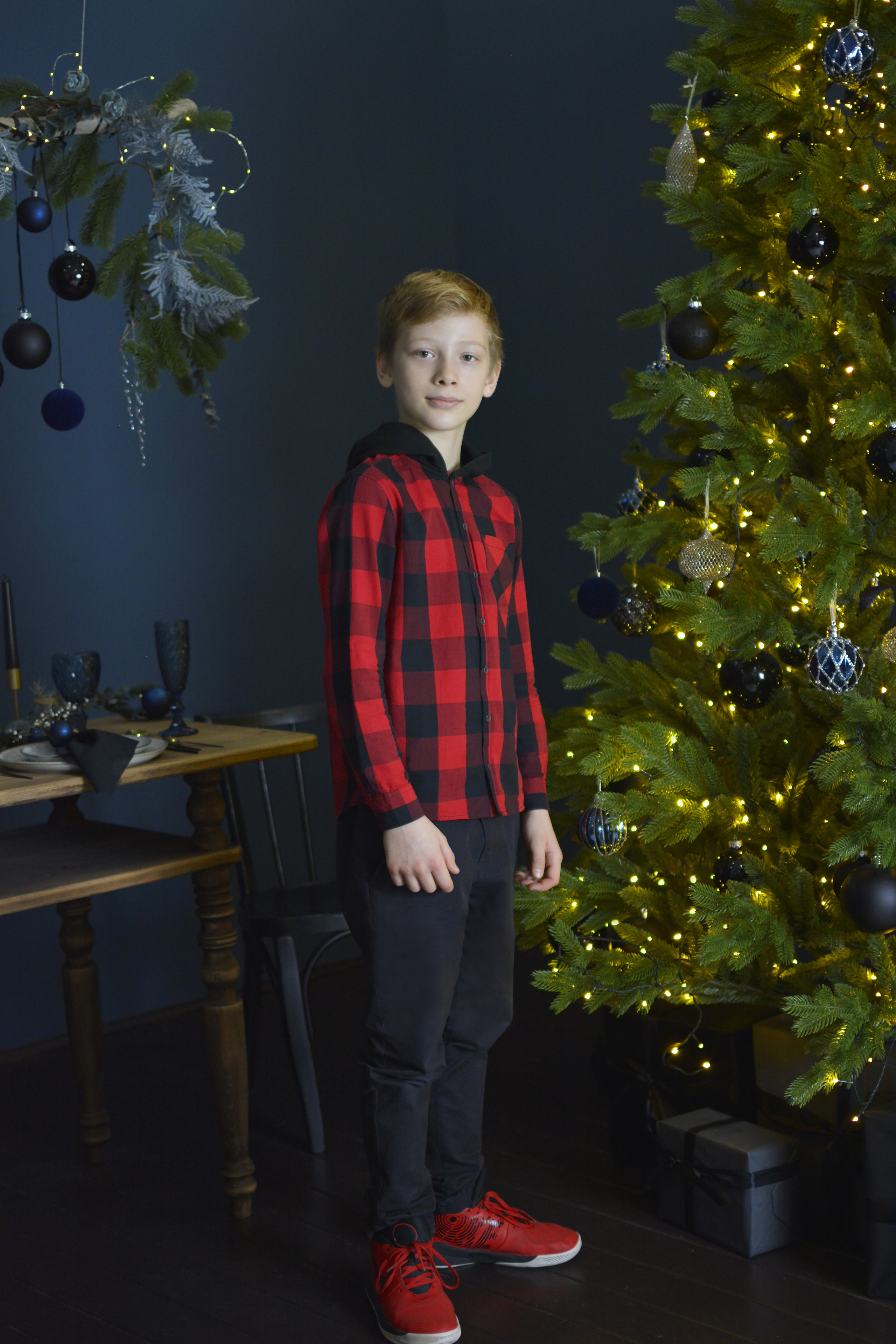 Новогодняя фотосессия ребенка в Казани