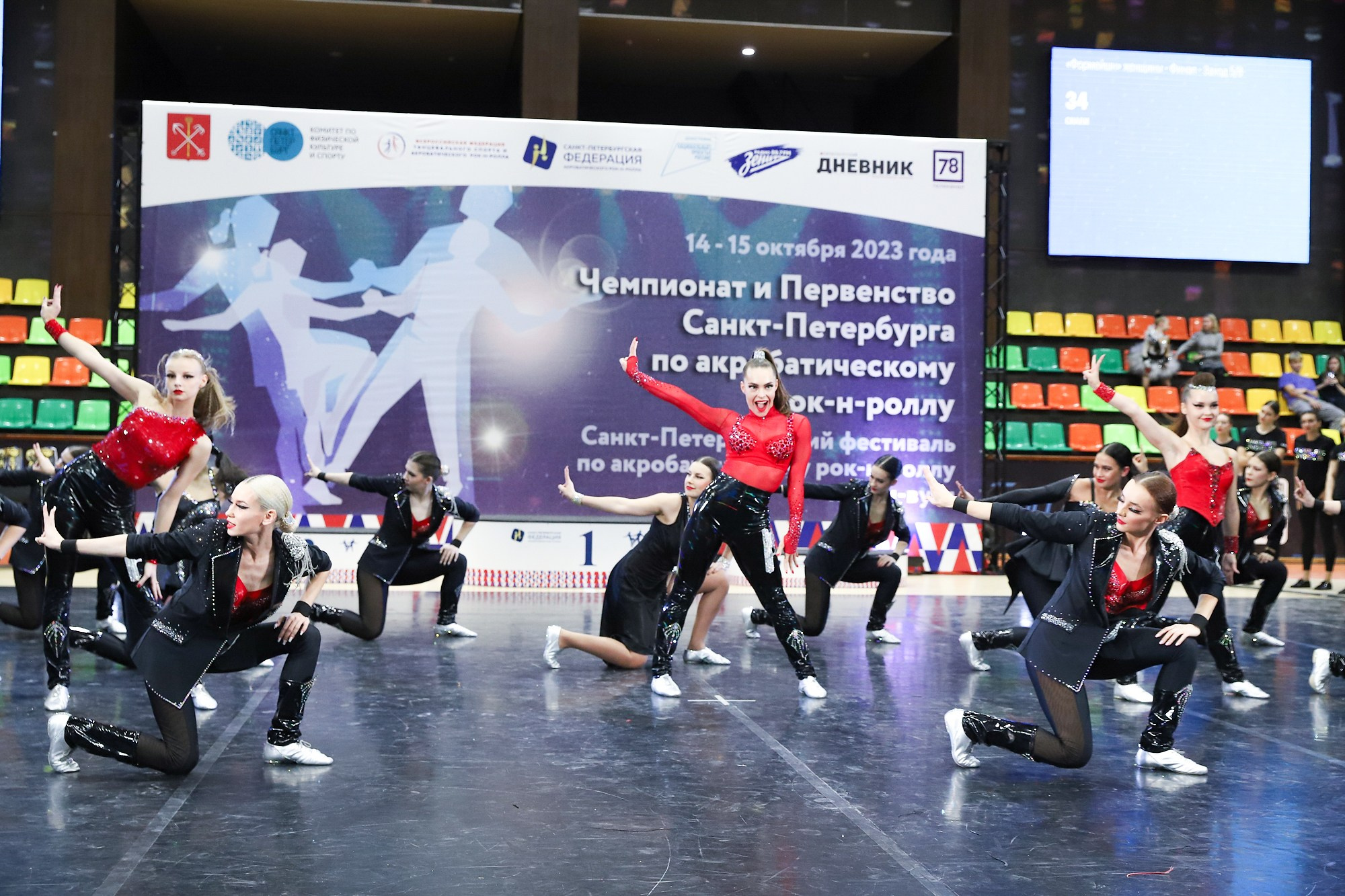 Чемпионат и Первенство Санкт-Петербурга по акробатическому рок-н-роллу. Фотограф Дарья Попова