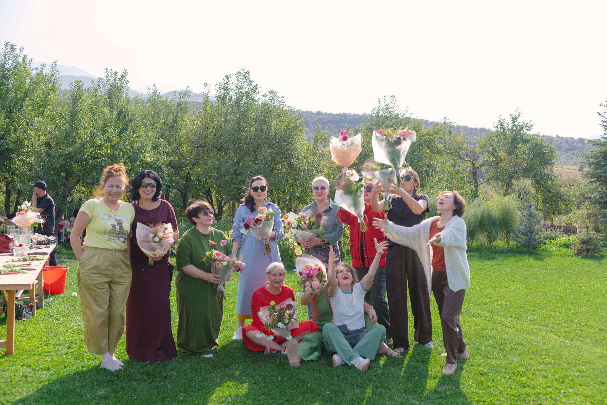 День Рождения в Daisy Flowers. Профессиональная съемка в Алматы