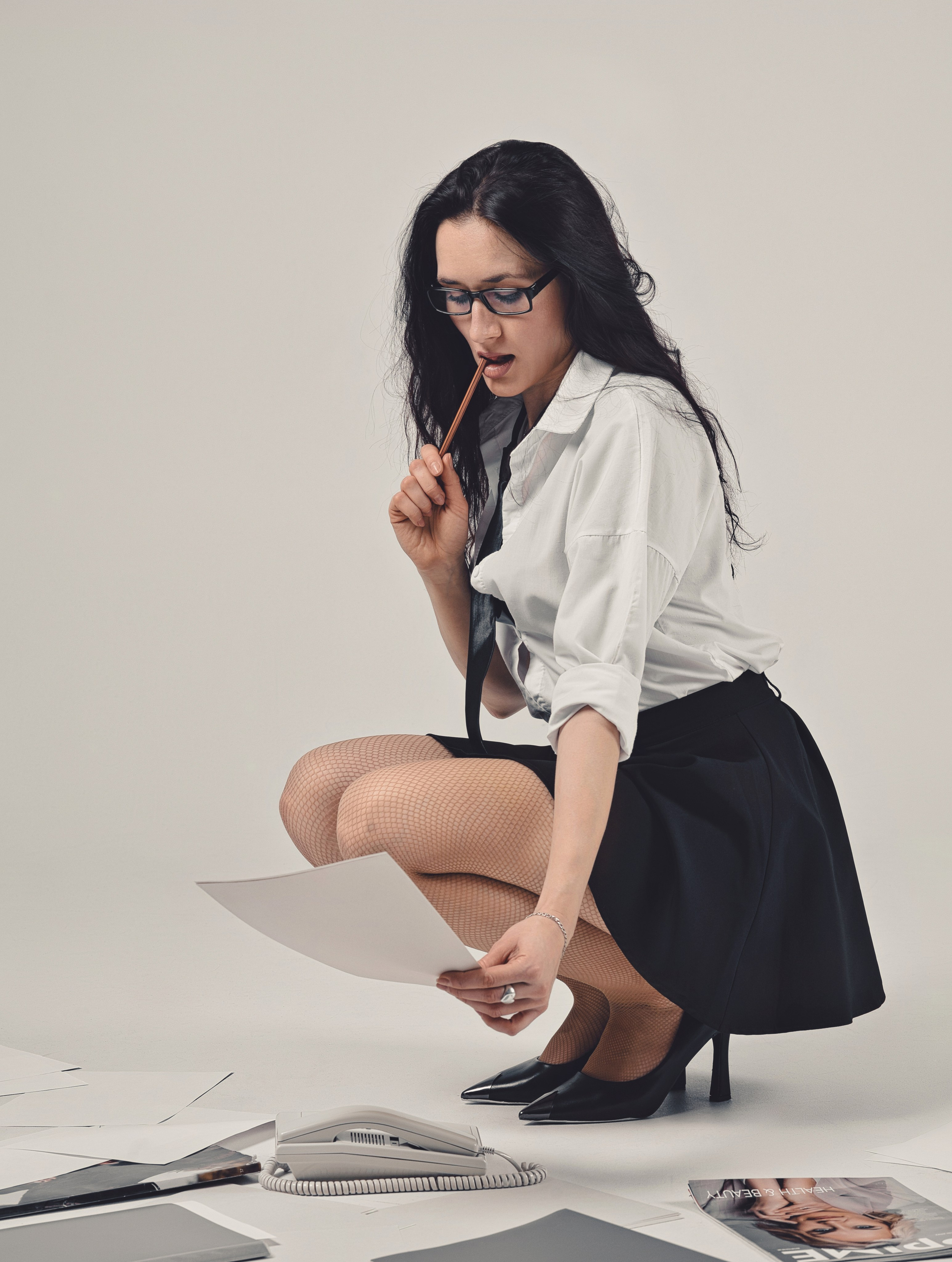 Секретарша. Фотограф Денис Кривопусков