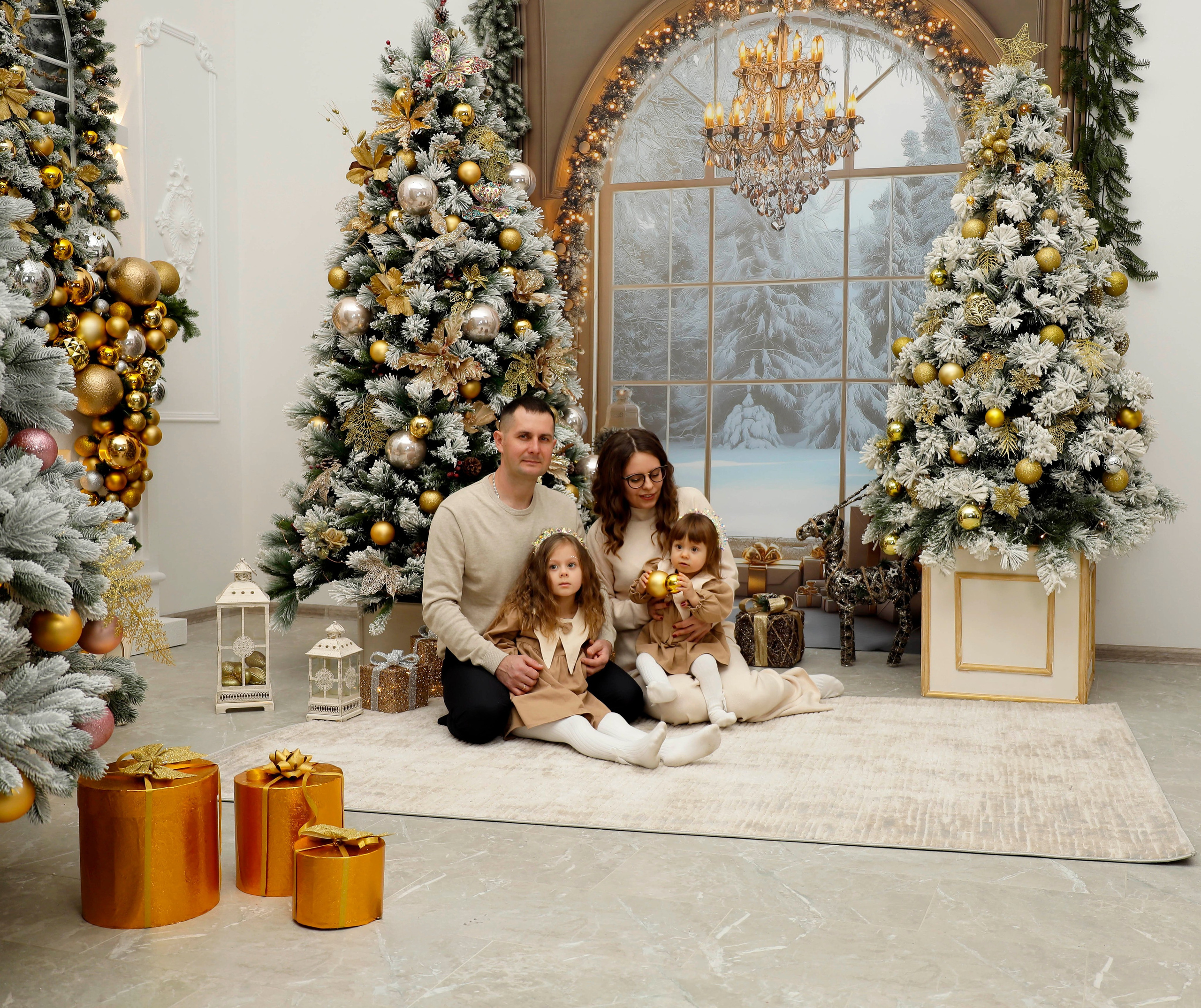 Семейная новогодняя. Свадебный фотограф ростовская область