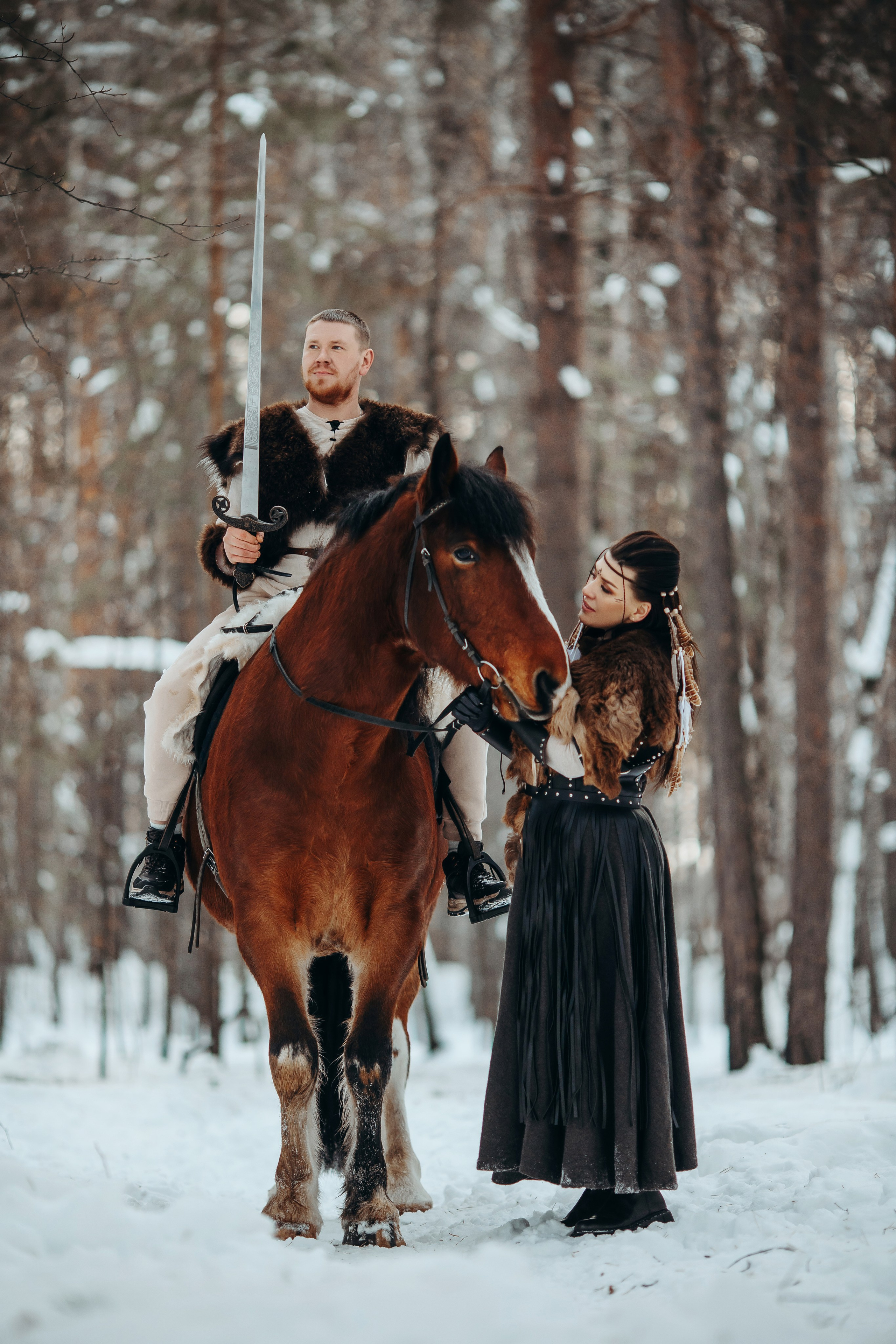 Викинги. Анна Молчанова конный фотограф в Тюмени | фотосессии с лошадьми Тюмень